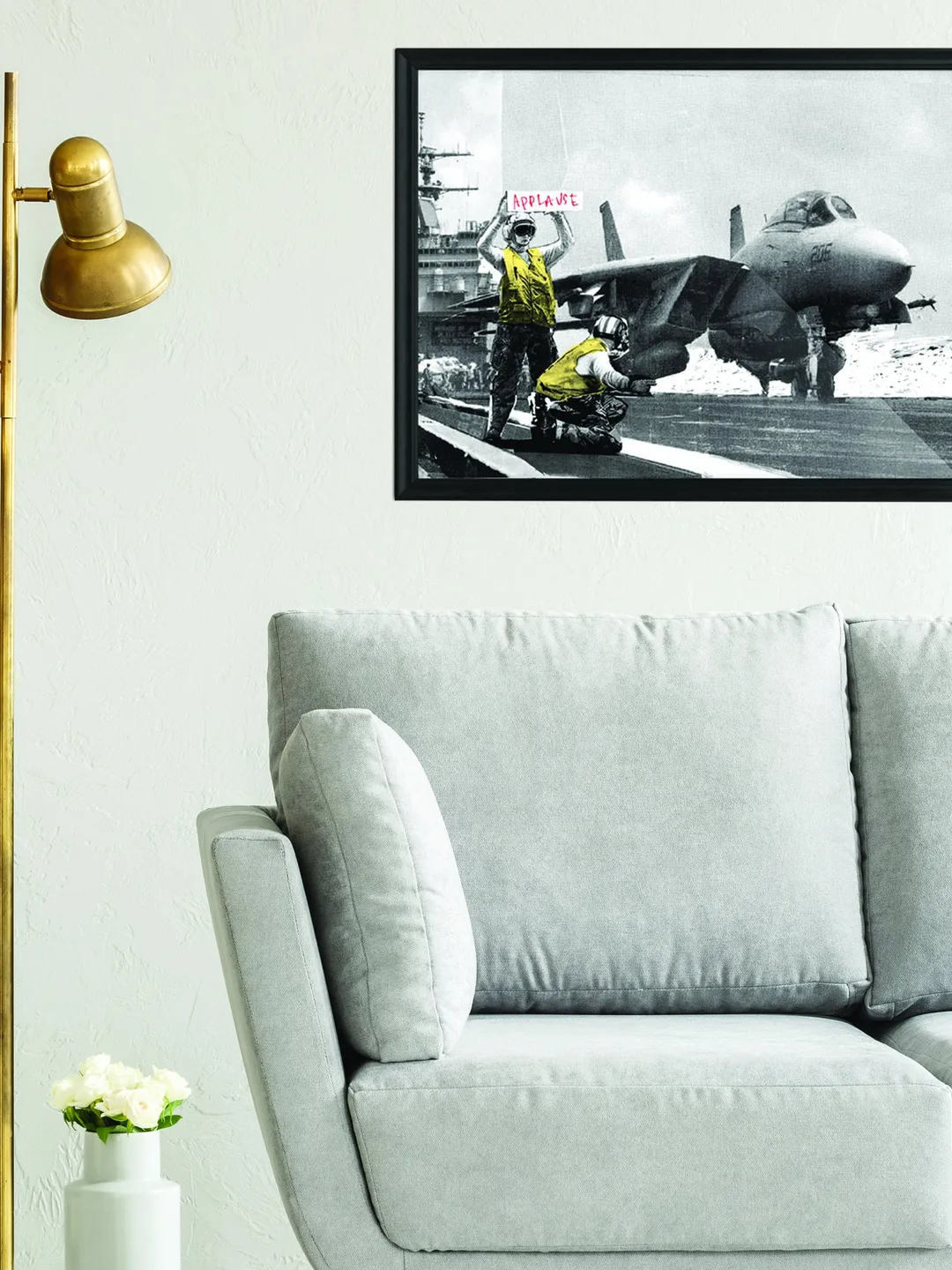 Banksy Applause Art Wall Poster - Funny Street Graffiti Room Artwork Decor Posters Print - Home Bedroom Kitchen Large Bansky Work Prints