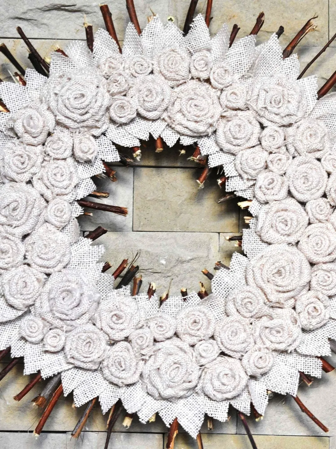 Twig wreath Dining room wall art Cabinet wreaths Apartment décor kitchen mini farmhouse mantel rustic door multi four 4 season primitive