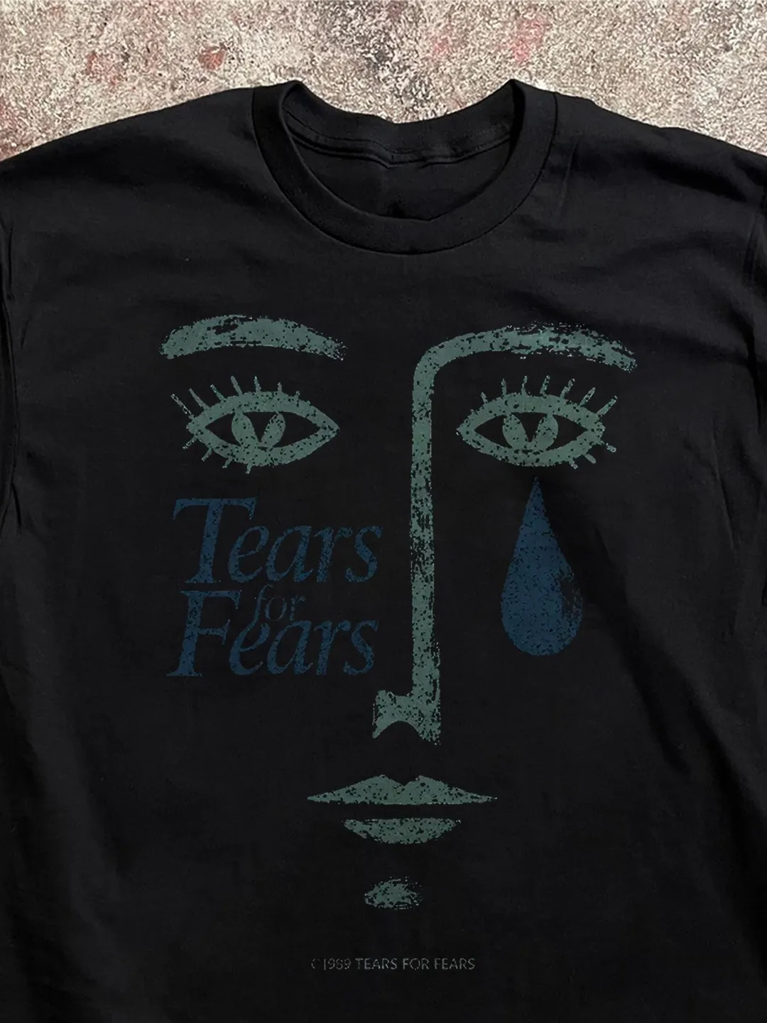 Vintage 80s Tears for Fears T-Shirt Retro Synthpop Band Merch
