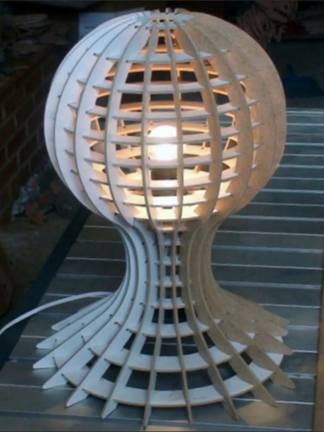 Digital Template Cnc Router Files Cnc lamp Files for Wood Laser Cut Pattern