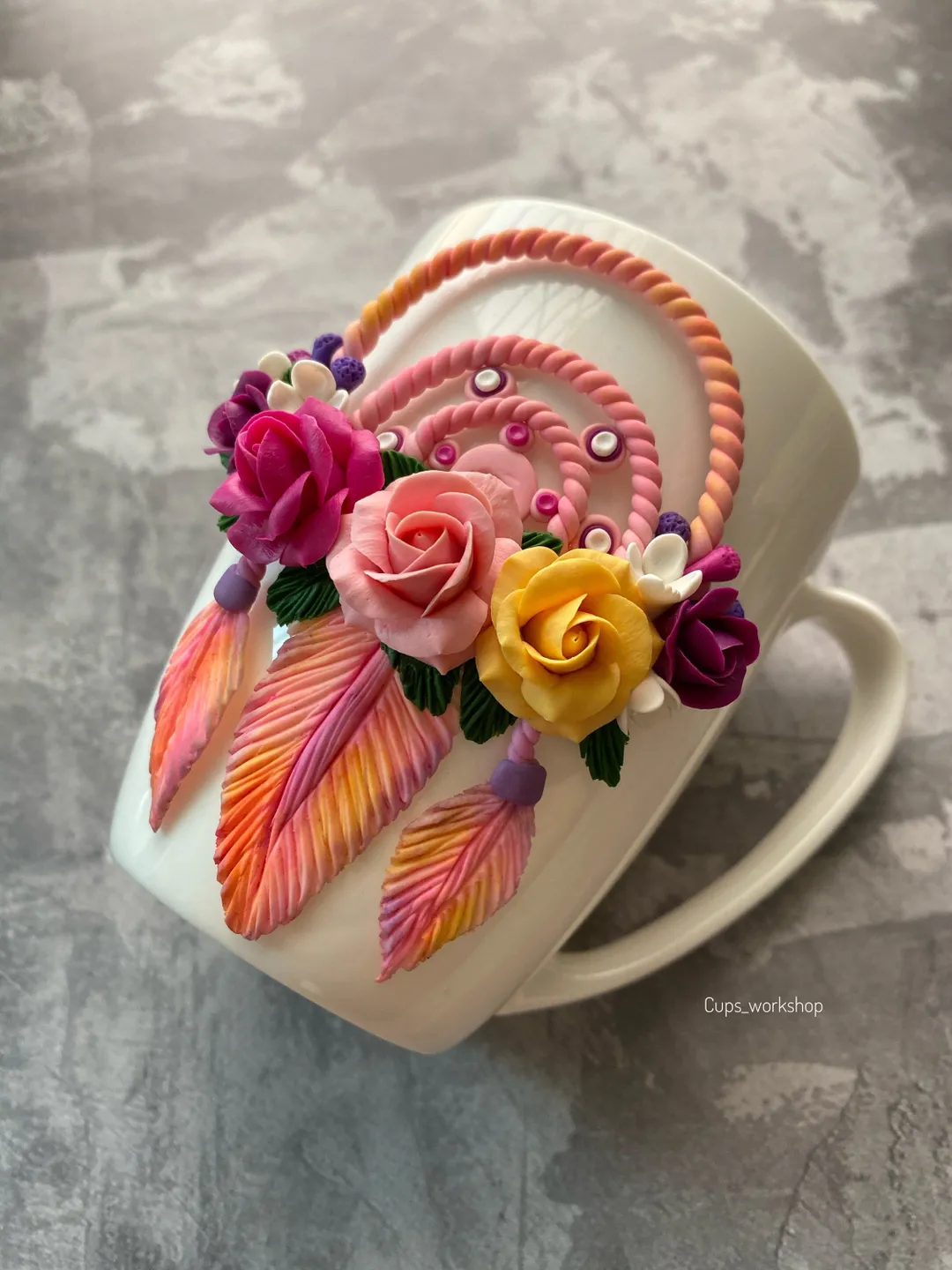 Stoneware mug with personalized best appreciation gift