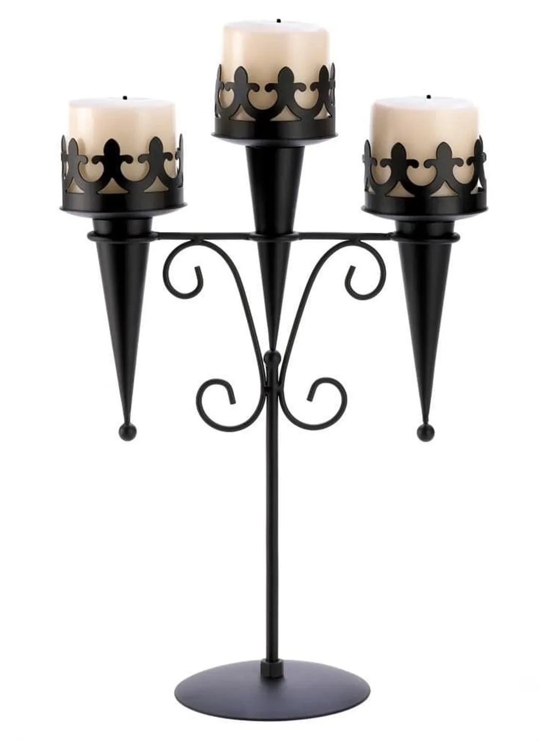 Medieval Triple Candle Stand