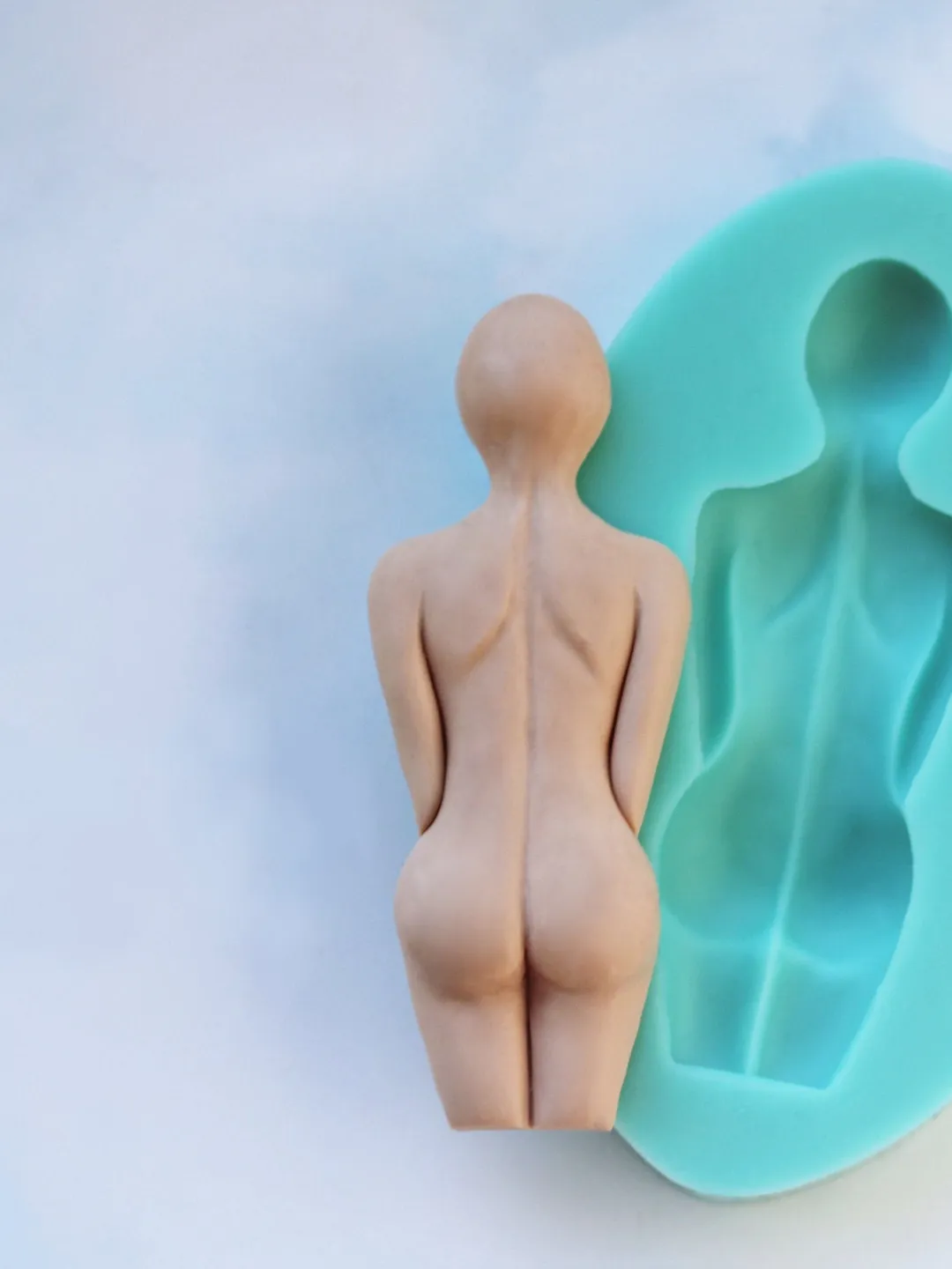 Silicone Mold , Body Doll , Polymer clay mold