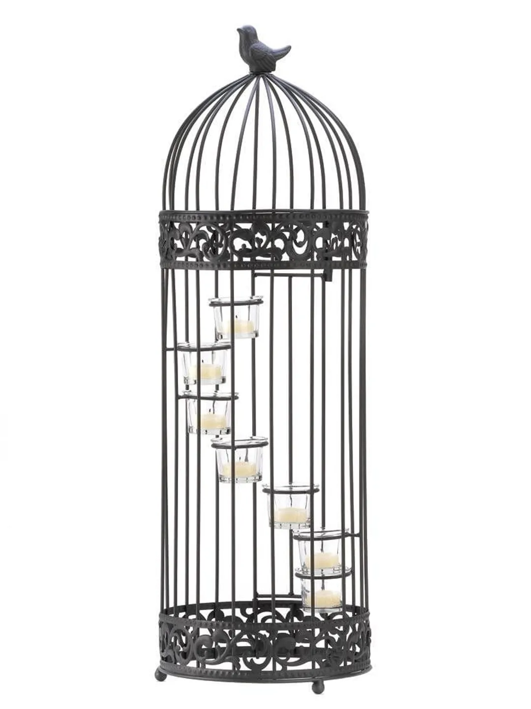 Birdcage Staircase Candle Stand