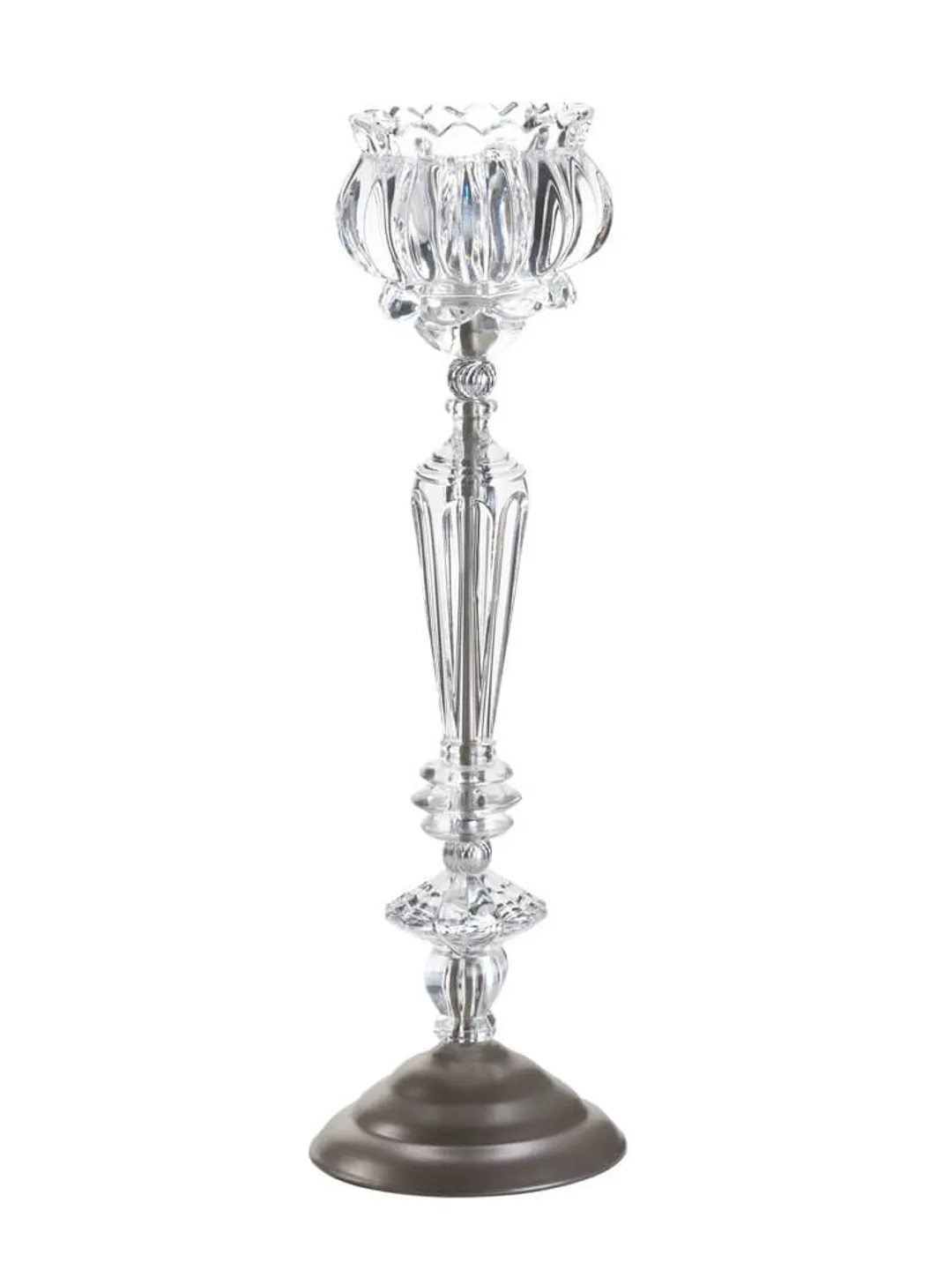 Crystal Flower Candle Stand