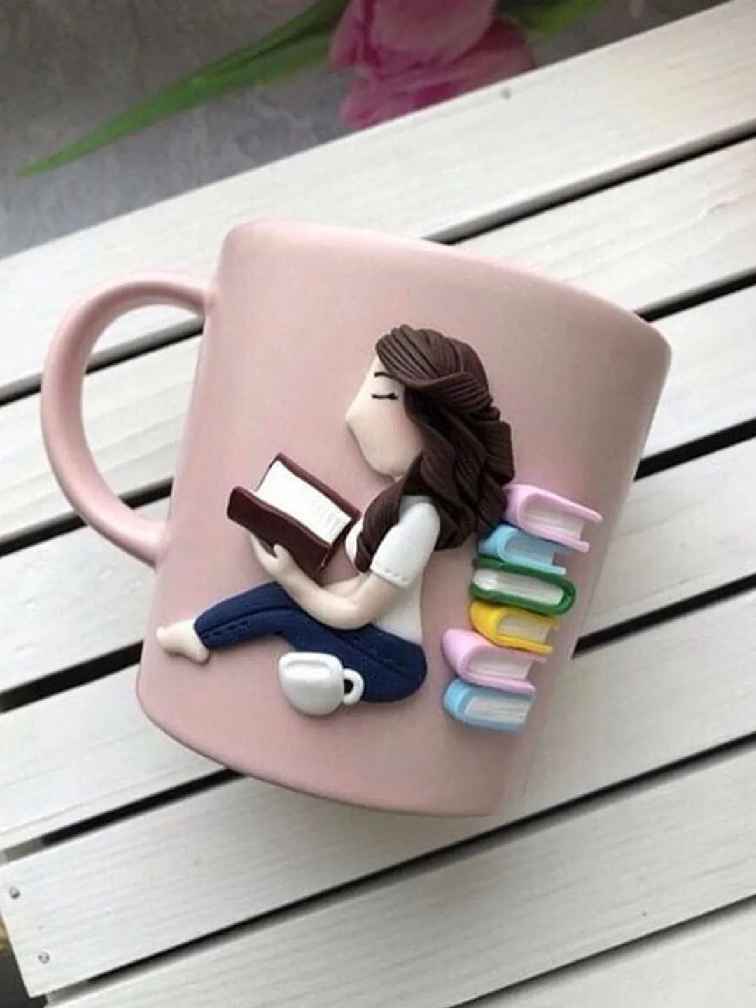 10 oz coffee mug dimensions Stackable Ceramic Coffee Mug main image 1
