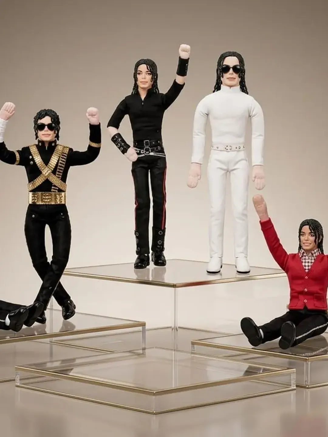 Michael Jackson Plush Doll, Poseable MJ Inspired Stuffed Toy, King