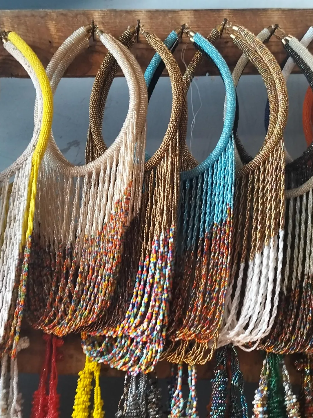 African handcrafted beaded necklace, Boho necklace,  women necklace, Zulu necklace, Wholesale necklace