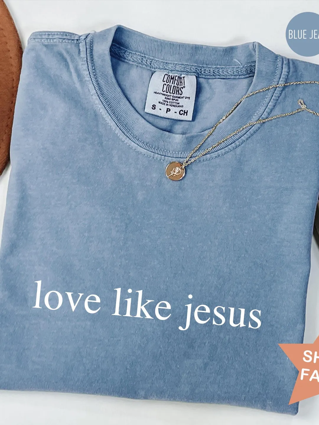 Comfort Colors Love Like Jesus Shirt - Christian Inspirational Tee