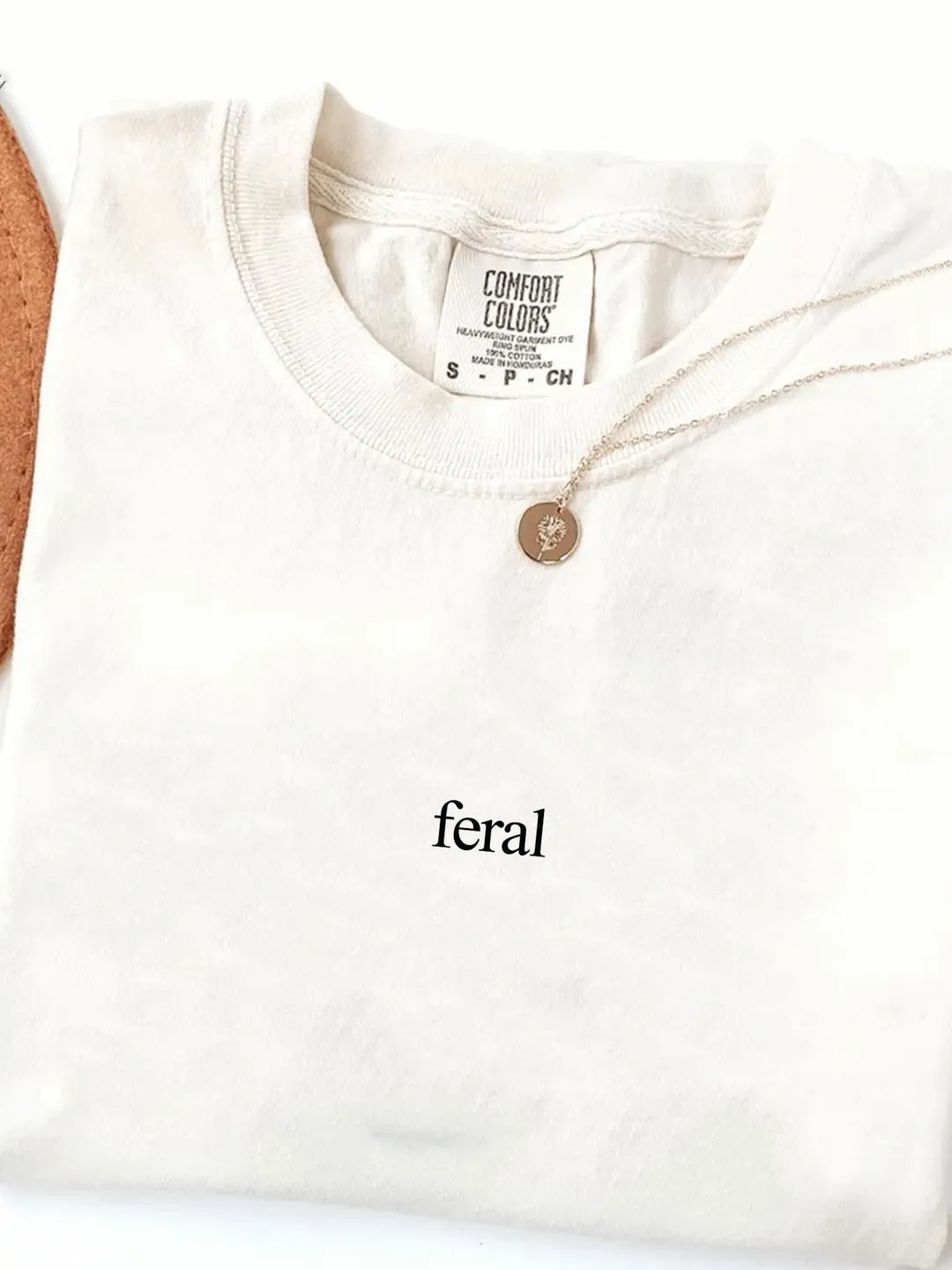 Comfort Colors® Feral Shirt, Minimalist Sarcastic Tee
