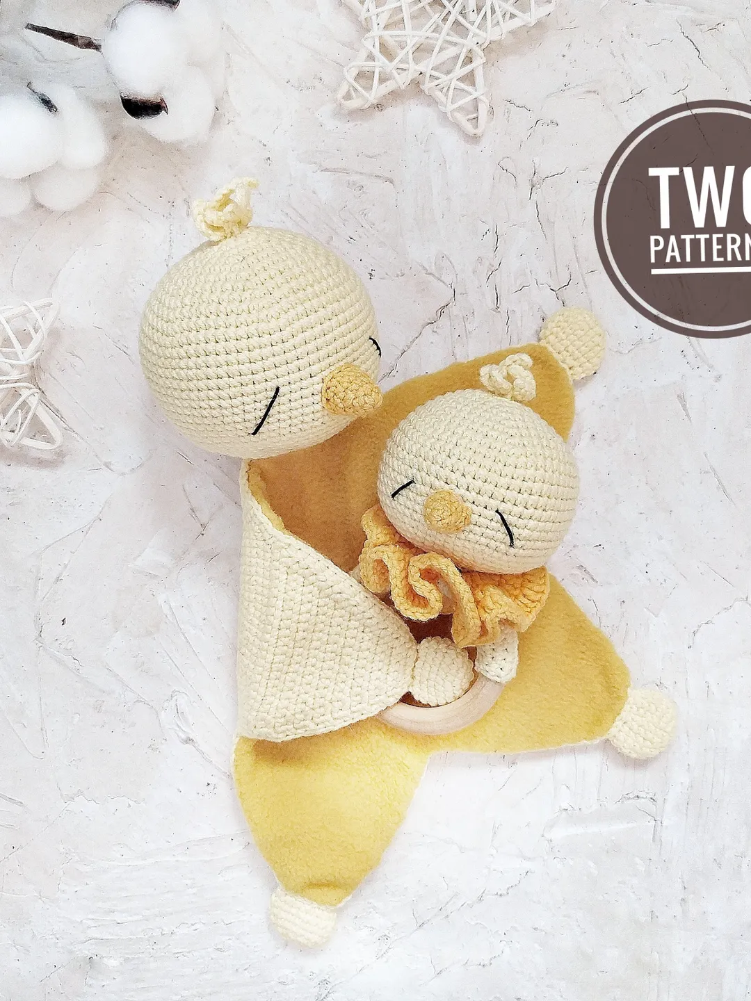 Crochet Baby Pattern Eco baby toys Newborn toys Mommy's gift