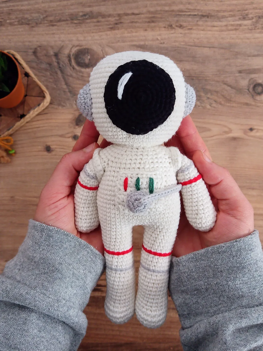 Crochet Astronaut Toy, Astronaut Baby Shower Gift, Spaceman Plush Toy, Astronaut Plushie, Space Gift For Him, Astronaut Birthday Gift