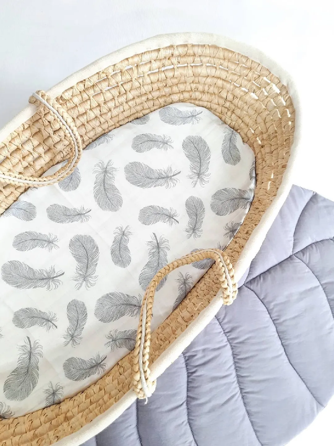 Fitted Sheet, Moses Basket, Bassinet, Cradle, Changing Basket, Bassinet Sheet, Bedding, Newborn, Bed, Covering, Bassinet Sheet, Baby shower