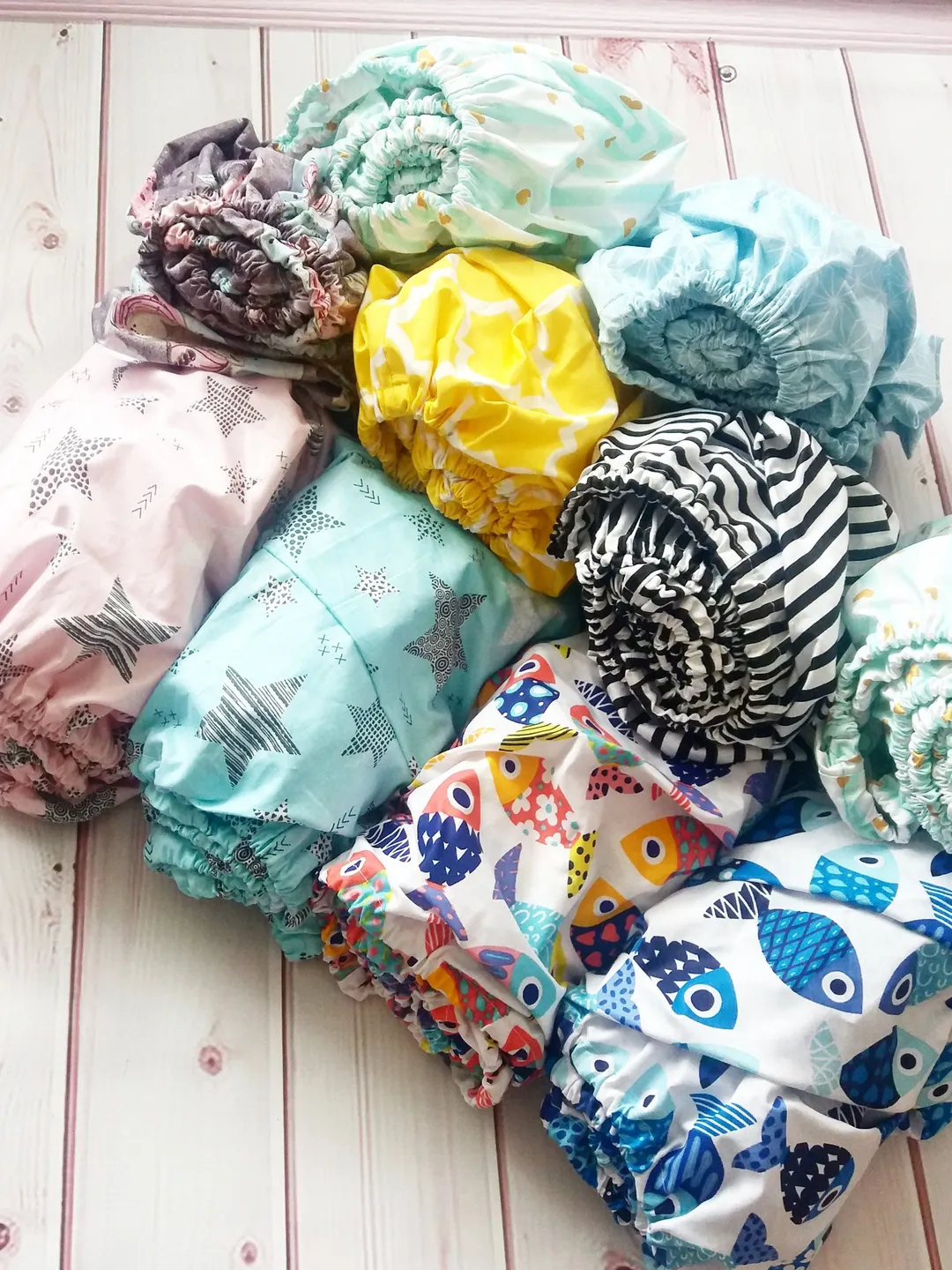 Cotton Fitted Sheet with elastic band, Crib sheet, Toddler sheet, Twin sheet,  Eco fitted sheet, Organic flax sheet with elastic band