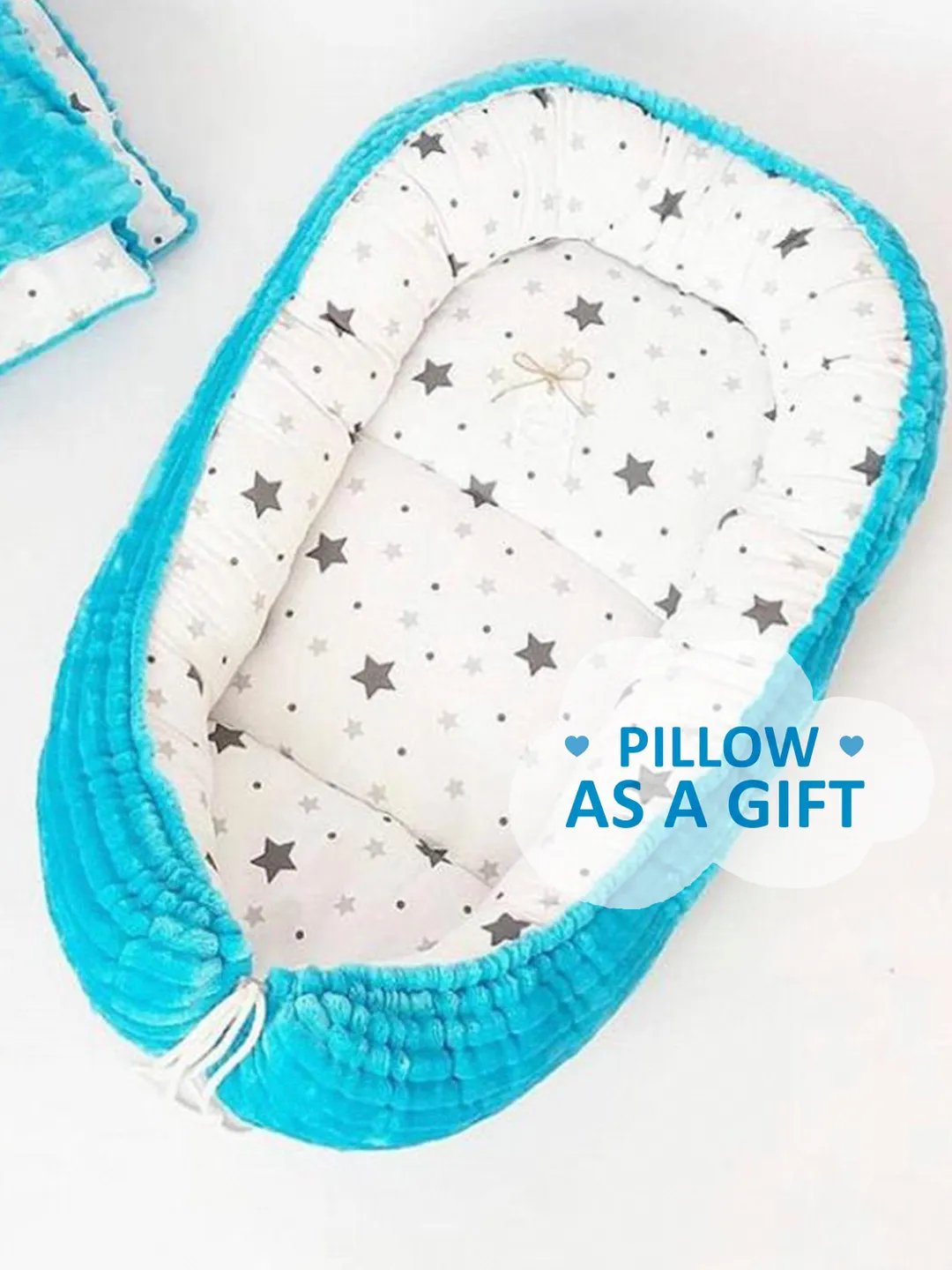 Baby nest newbornt, baby positioner, Infant cot, Baby nest bed, Organic Babynest, Bed Newborn, Cosleeper + Pillow as a gift!!!
