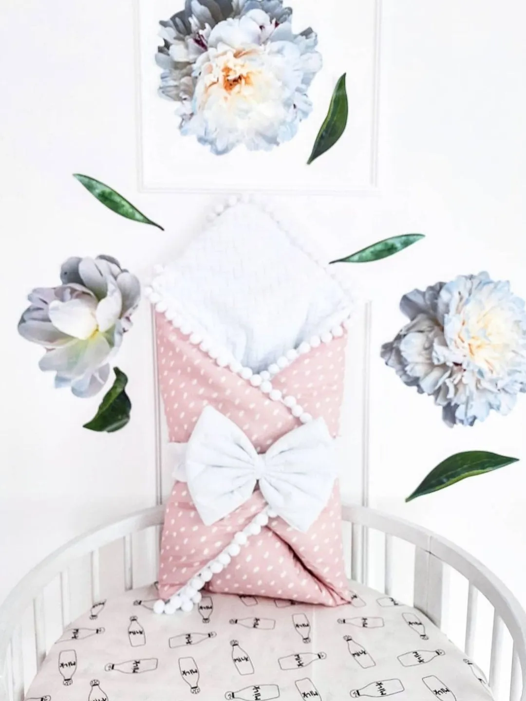 Baby Blanket, Minky Baby Blanket, Blanket with Bow, Baby Shower Gift, Baby girl, Baby boy, Newborn Coming Home, Gender Neutral Blanket