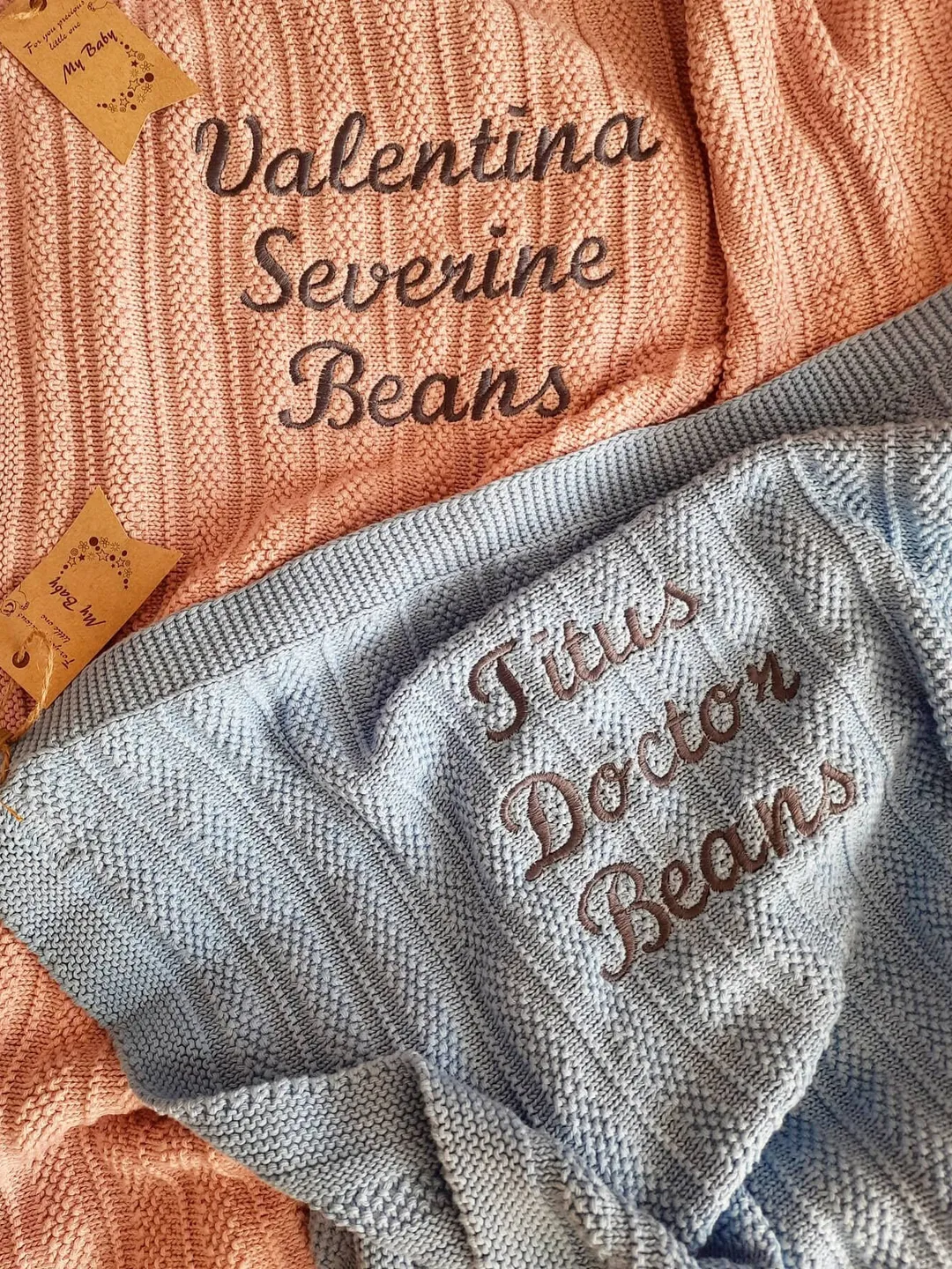 Comfy Blanket Organic Personalised,Custom Baby Blanket, Minky Baby Blanket, Baby Boy Girl Blanket, Baby Gift, Minky Baby Blanket