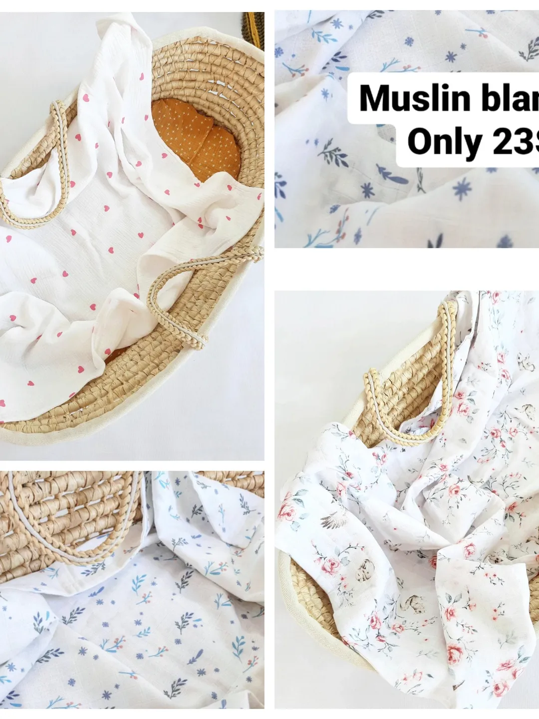 Muslin Blanket, Double Gauze, Baby Blanket, Comforter Blanket, Gender Neutral Baby Swaddle, Extra Soft Muslin