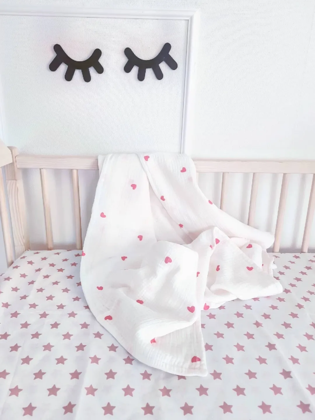 Muslin baby blanket - Cozy Blanket  - Toddler Blanket - Swaddle Blanket  - Cotton Coverlet - Stroller Blanket - Baby Blanket
