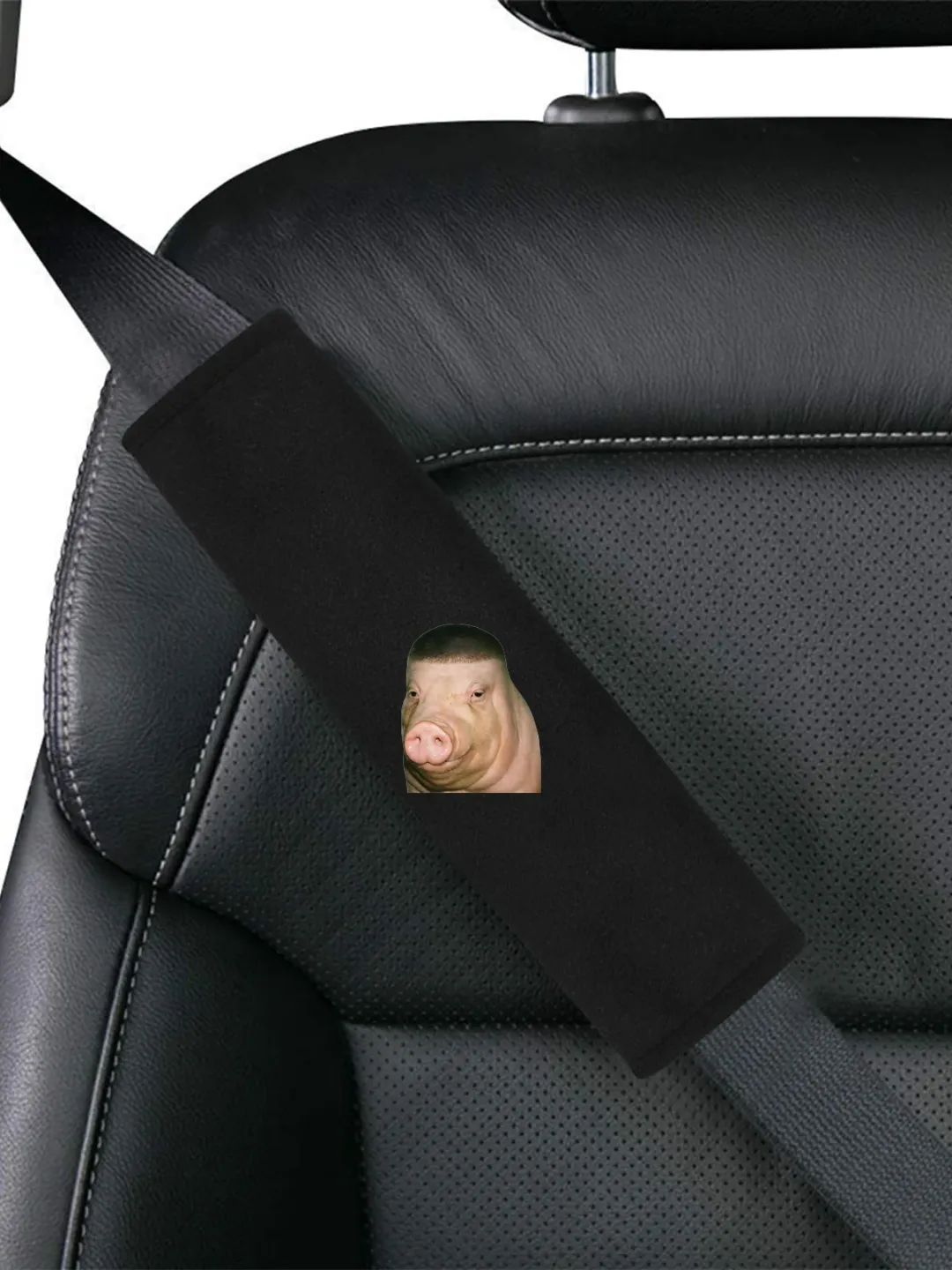 with Pig Seat Belt Shoulder Pad