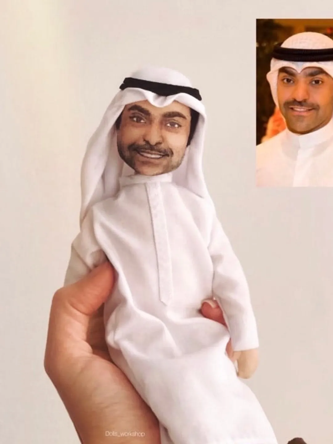 portrait doll - custom gift - personalized for him