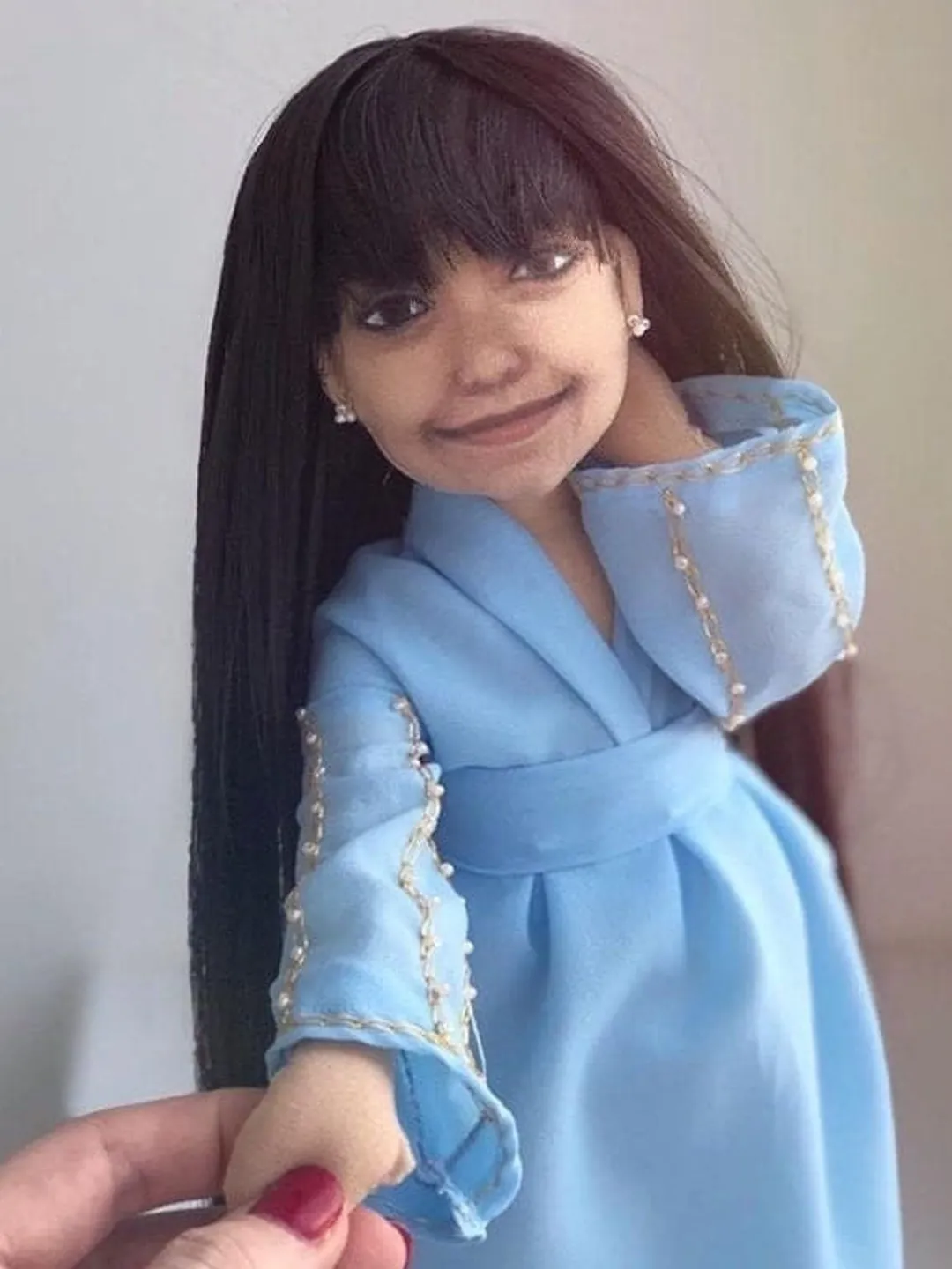 portrait art doll - custom gift art doll