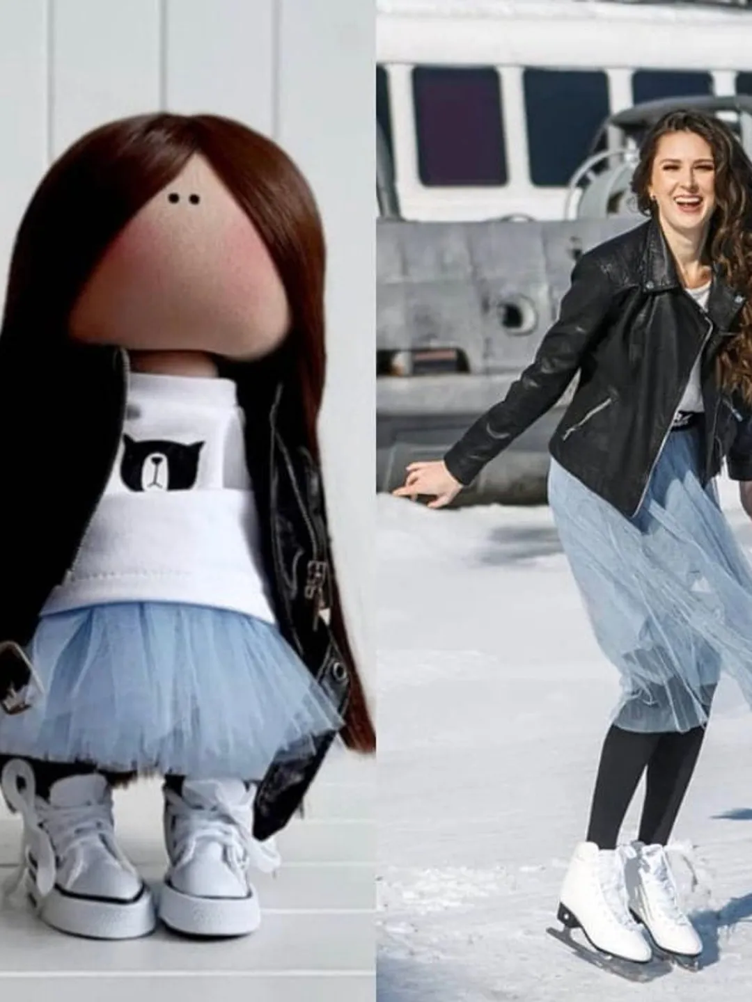 Personalized Rag doll - custom art doll - birthay girl gift idea - cloth doll