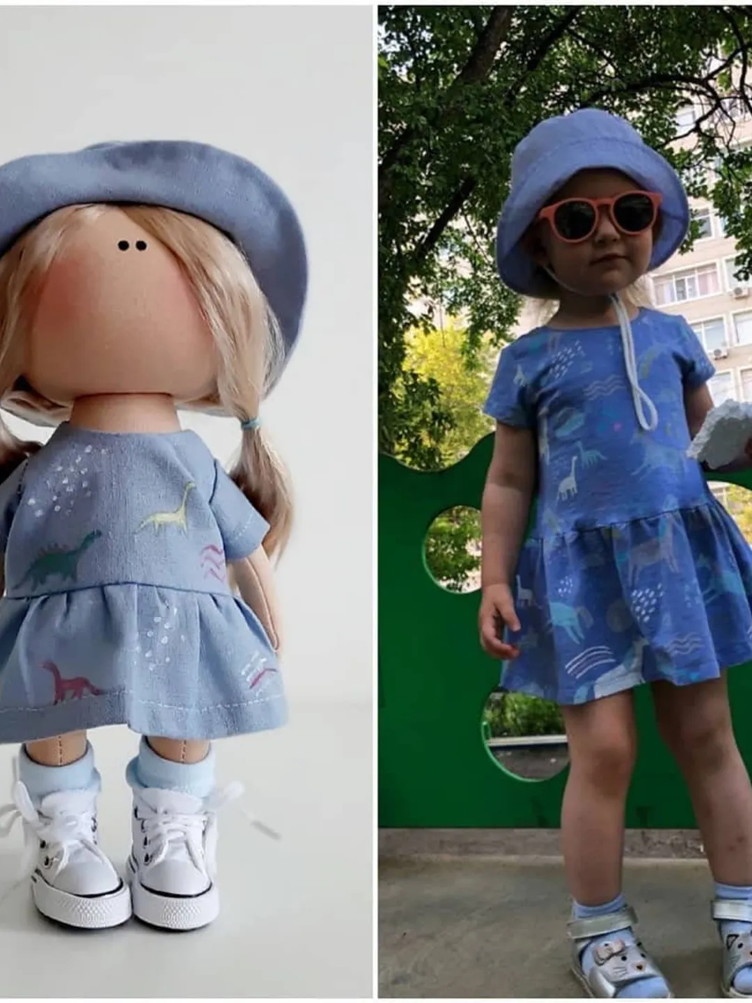 Beautiful decorative  collectible  handmade doll Custom gift for douther