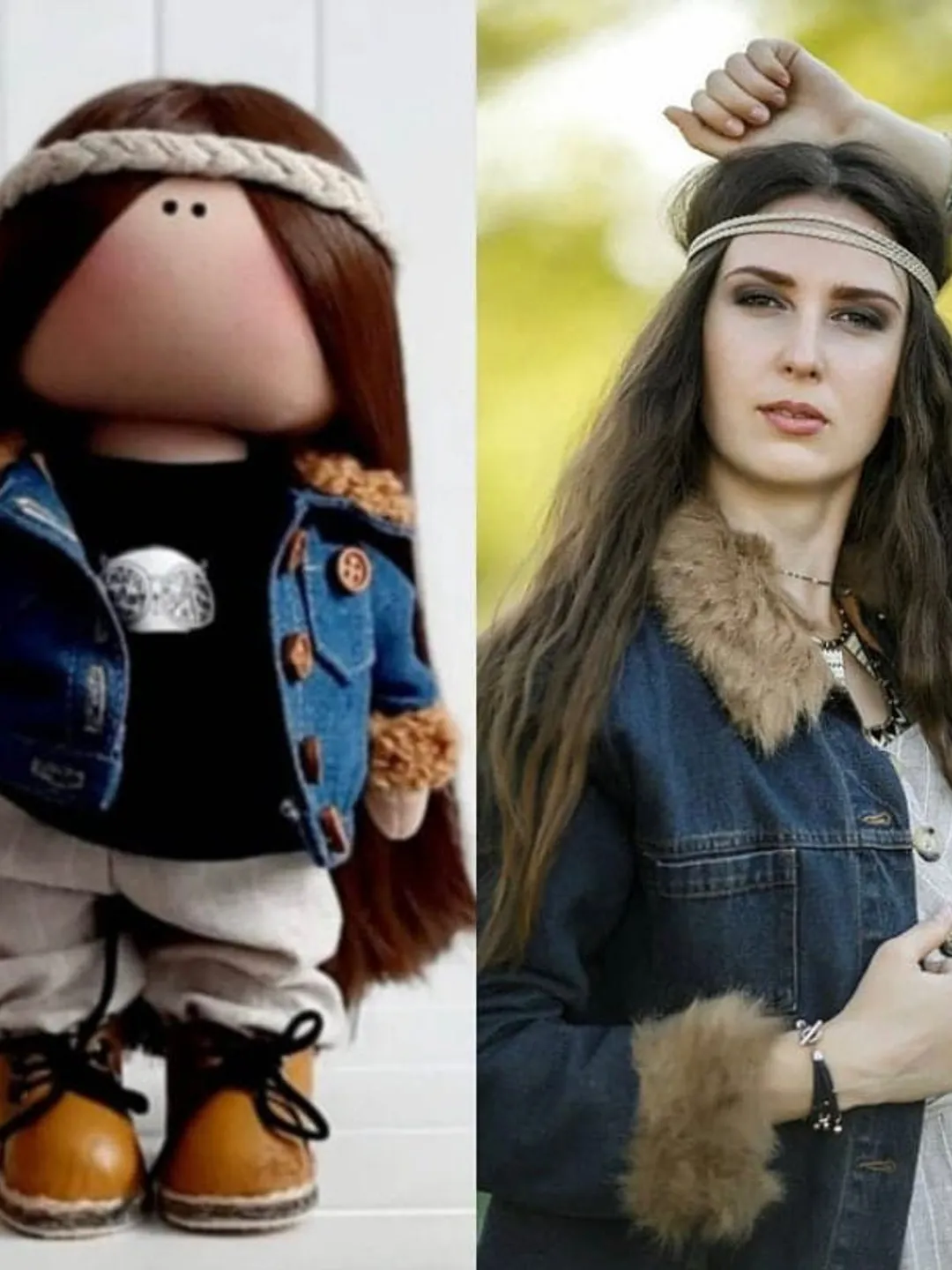 Custom portrait doll  - personalized gift for her - birthday girl - for her