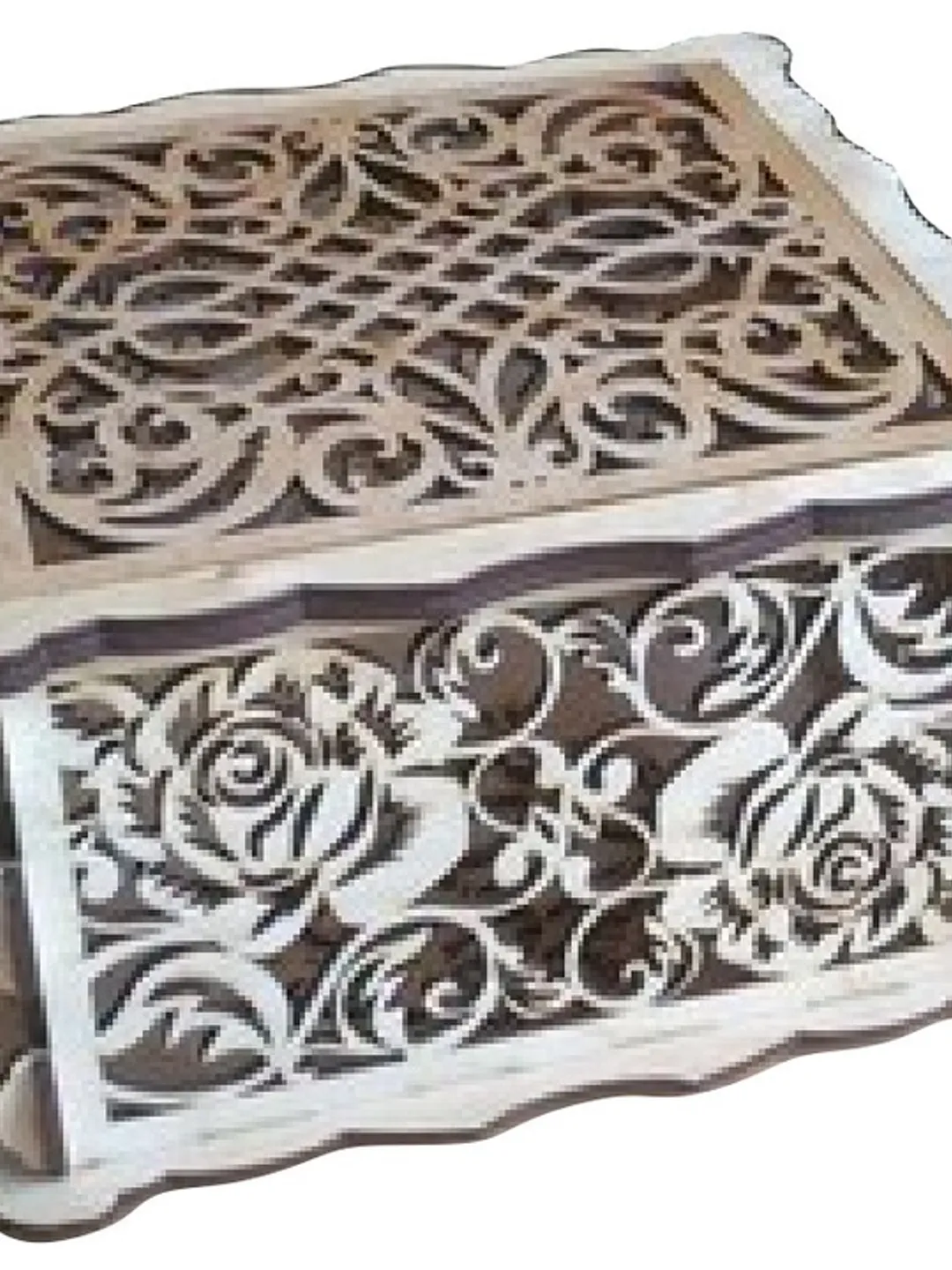 Digital Template Cnc Router Files Cnc Box 4 mm Files for Wood Laser Cut Pattern