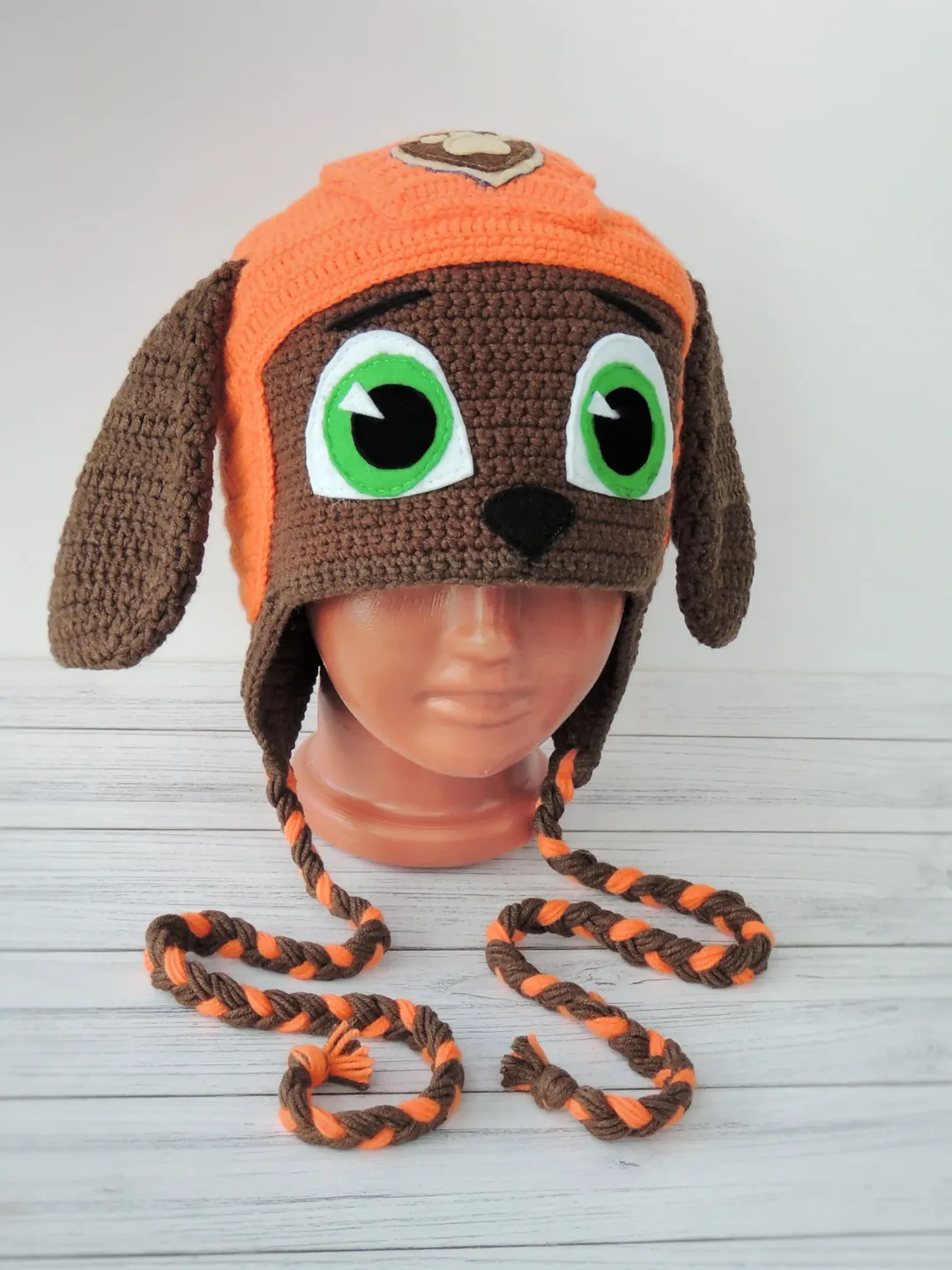 Crochet Zoma beanie.