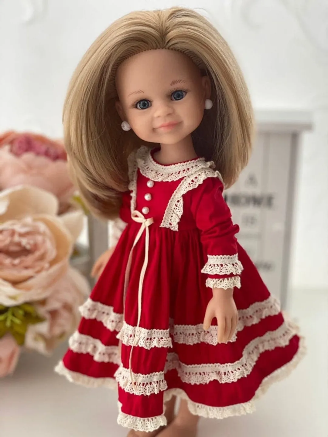 Little Darling clothes Paola Reina doll dress Dress Clothes dolls outfit for 13" dolls Hand made clothing for 32 cm dolls
