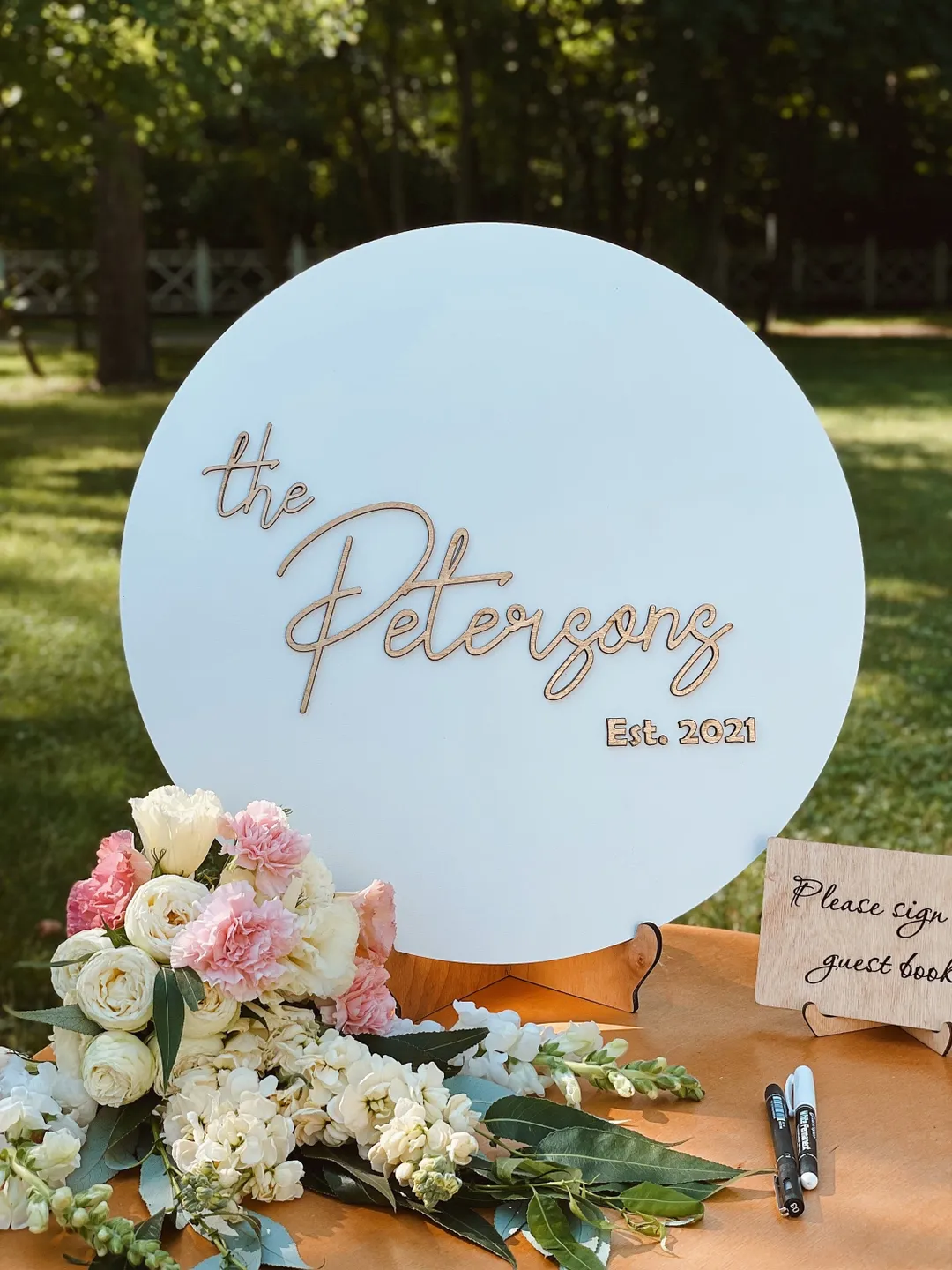 Graduation Sign In Book Alternative, Wooden Guest Book for Graduation Party, Personalized Grad Celebration Party Decor