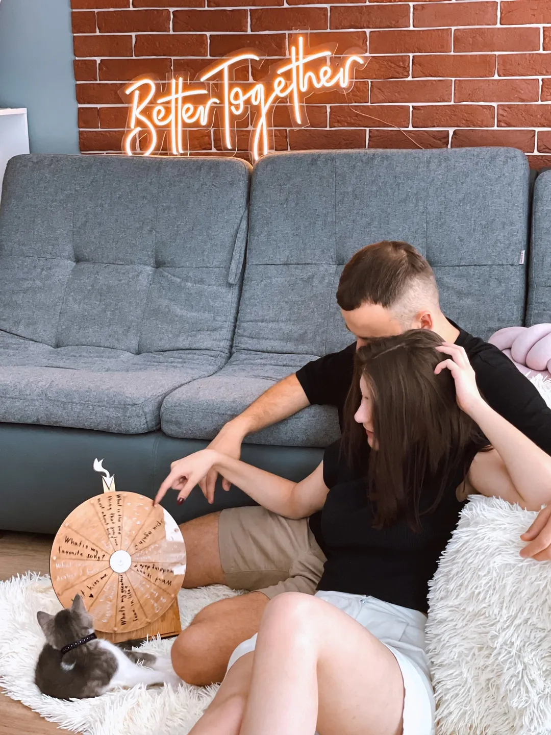 Couple & Family Game, Dry Erase Spin the Wheel Game, Thanksgiving Activity for Guests
