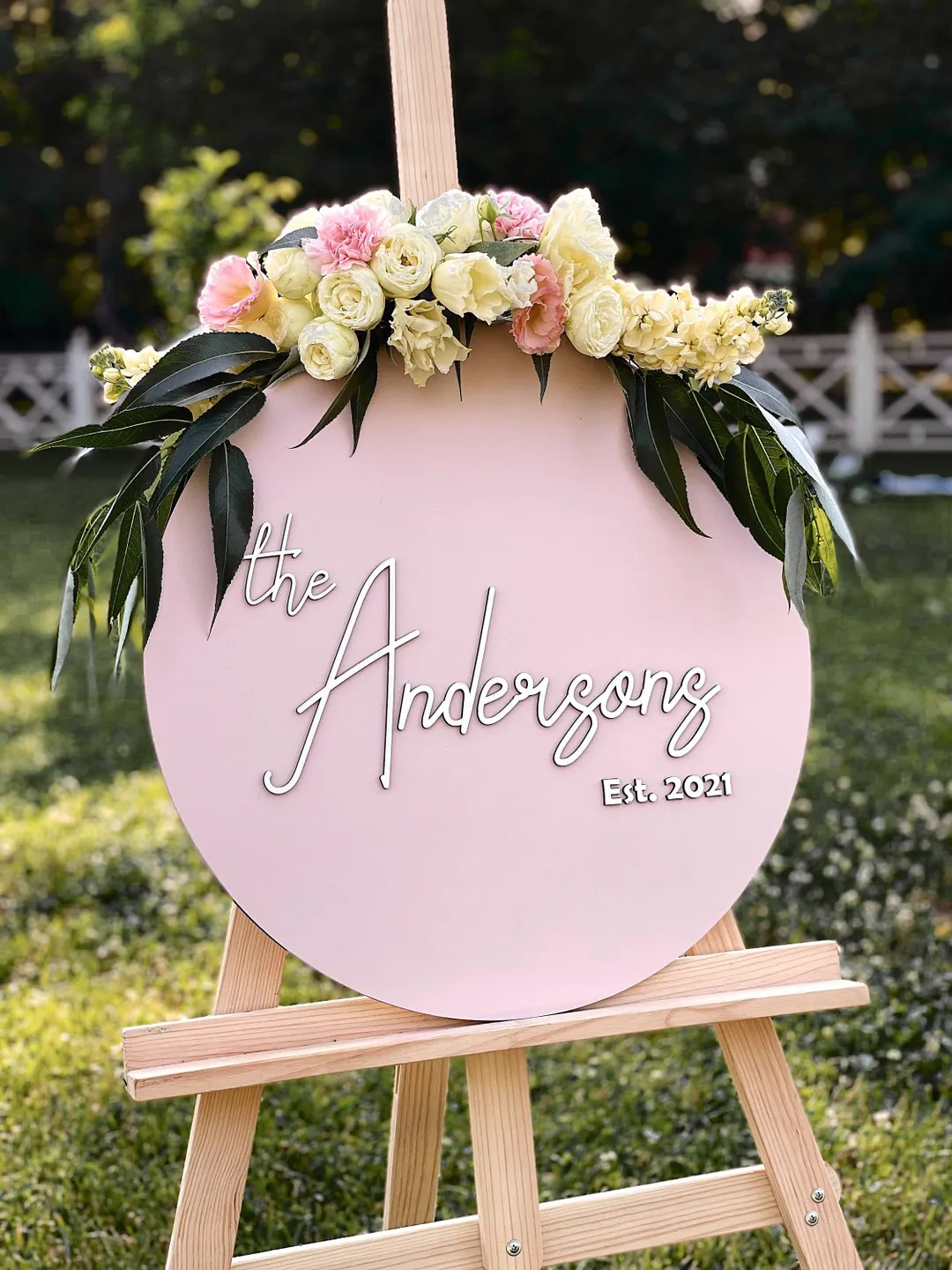 Blush Pink Wedding Guest Book Alternative, Boho Wedding Welcome Sign, Wooden Reception Sign