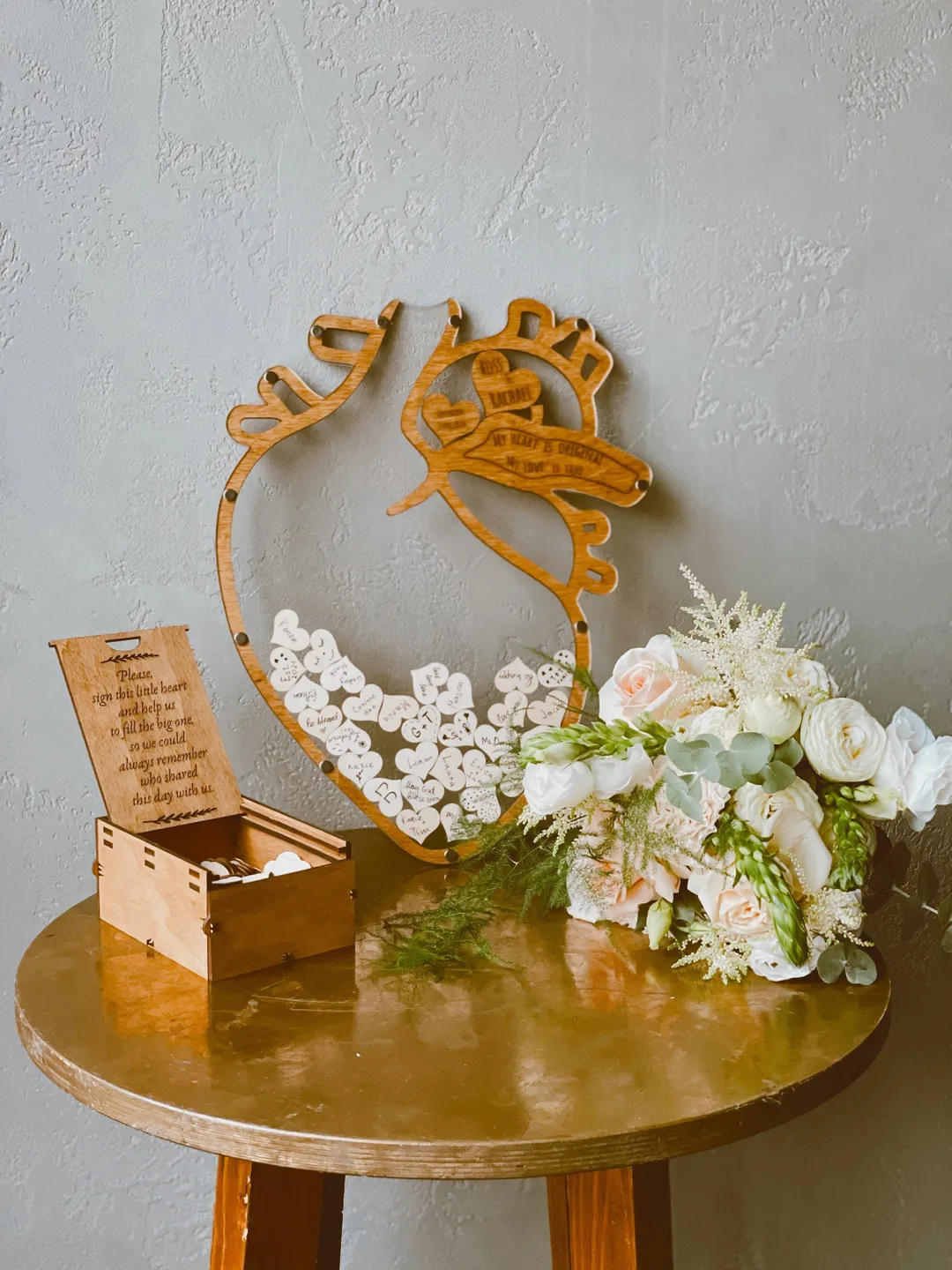 Anatomical Heart, Wedding Guest Book Alternative, Cardiologist Custom Gift