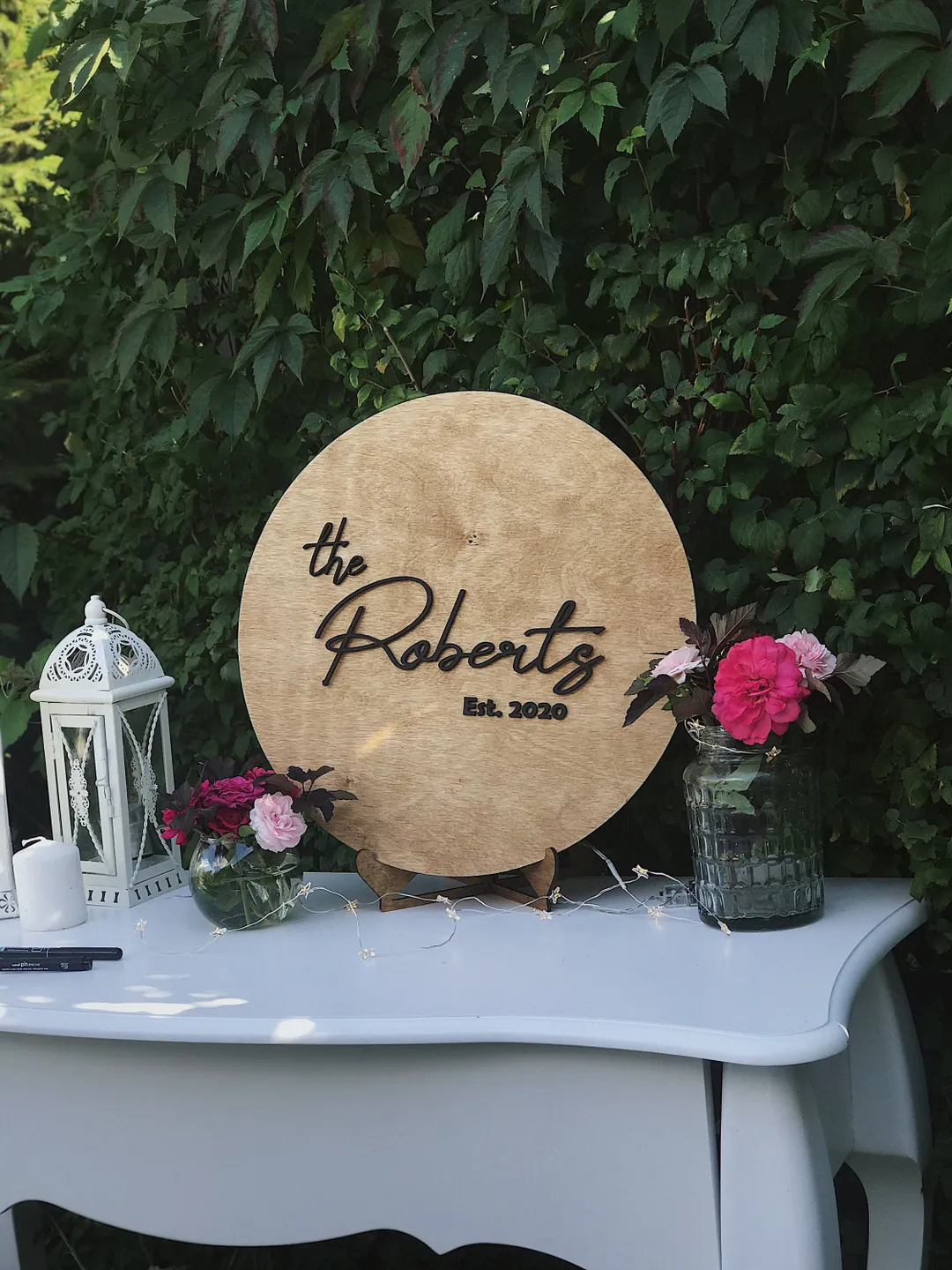 Wedding Welcome Sign, Wedding Guest Book Alternative, Wooden Reception Sign