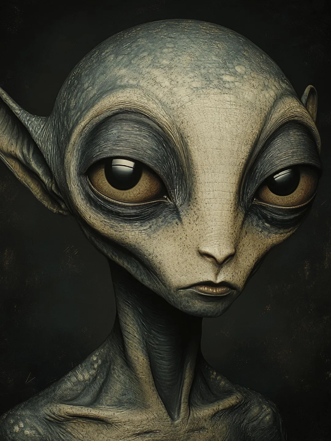 17 DIY Wall Art Alien Portraits, Sci Fi Extraterrestrial Artwork for ...