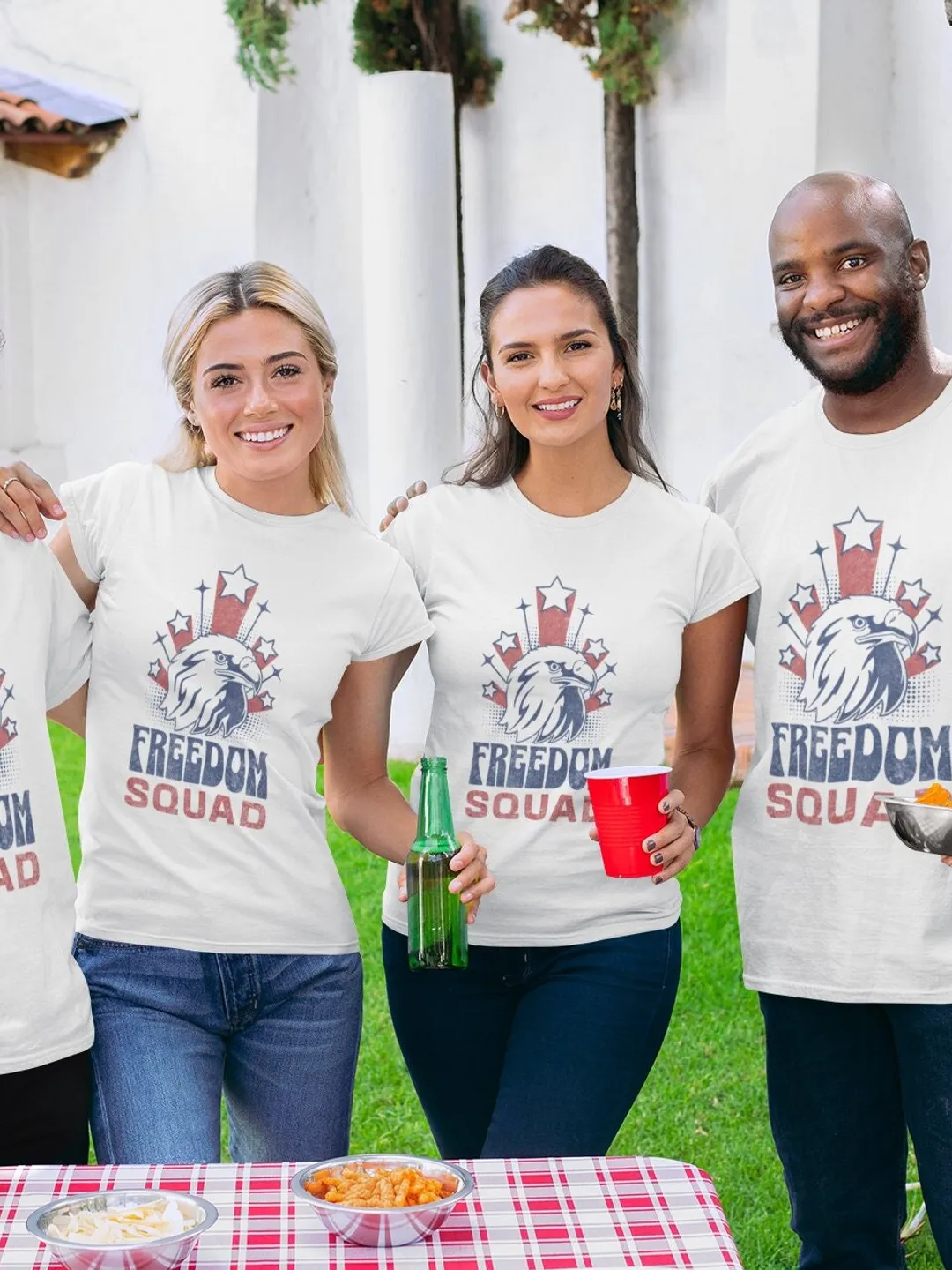 Freedom Squad Shirt Matching 4th of July Shirt Matching Fourth of July t-shirt Matching Freedom Shirt for Men or Women Group 4th of July tee