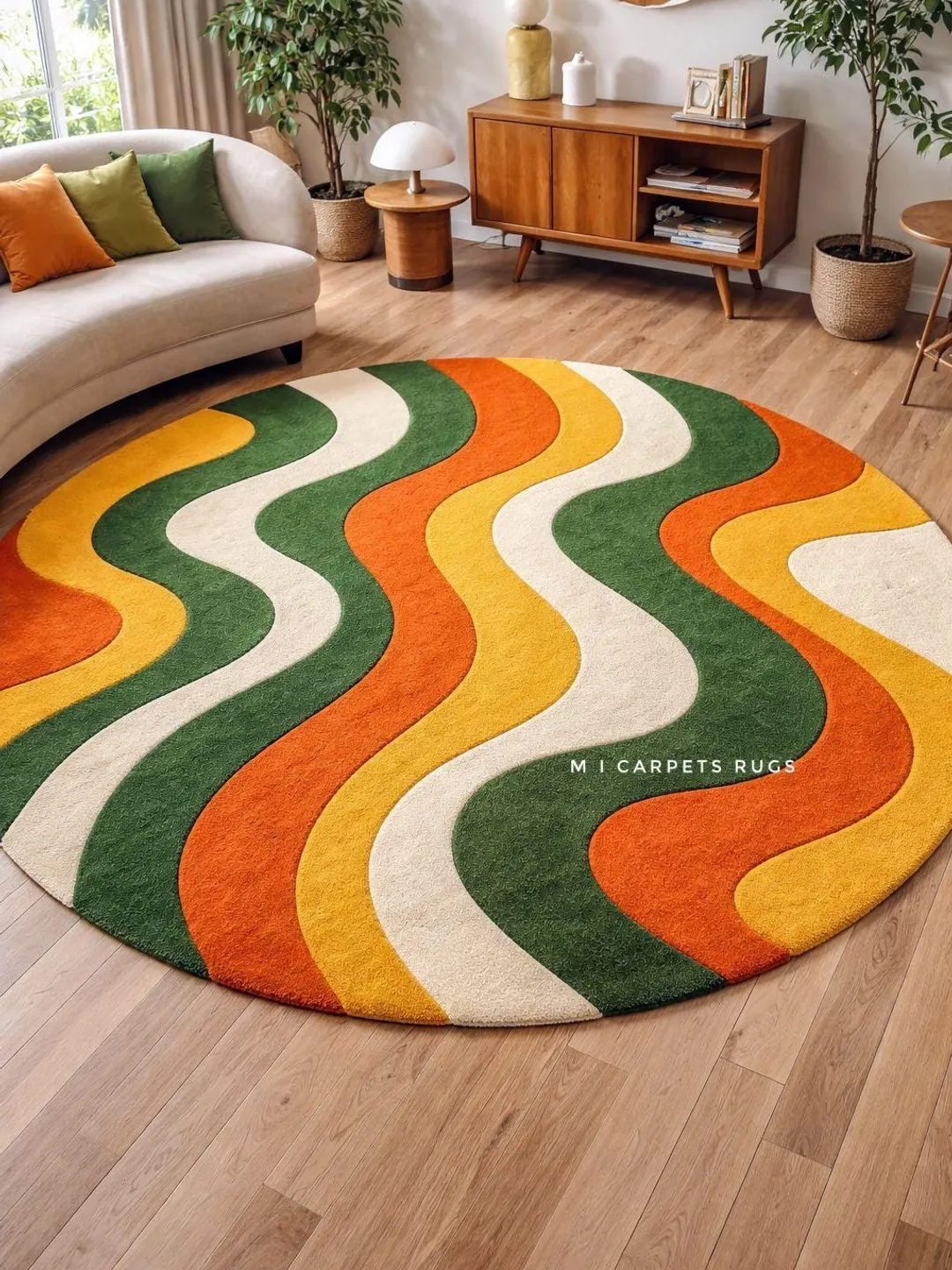 Anahata Circular Rug | Heart Chakra