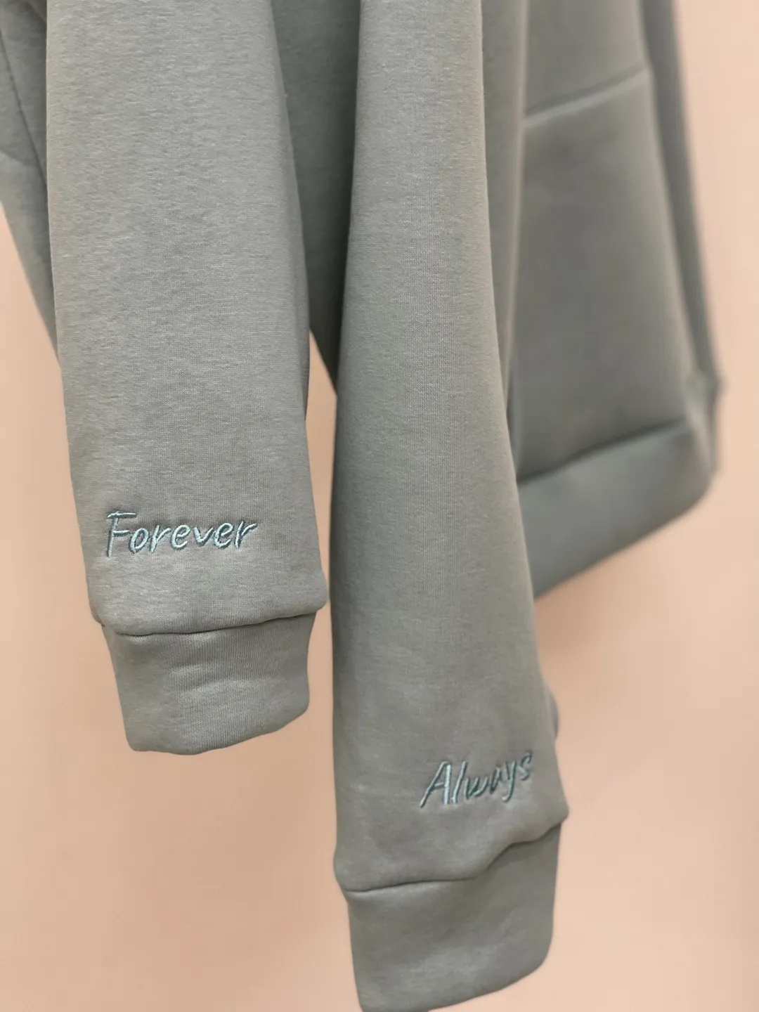 Embroidered Roman Date Hoodies with Initials on the Sleeve Couple Custom Sweatshirts Clothes Anniversary Crewneck Gift for Her and Him