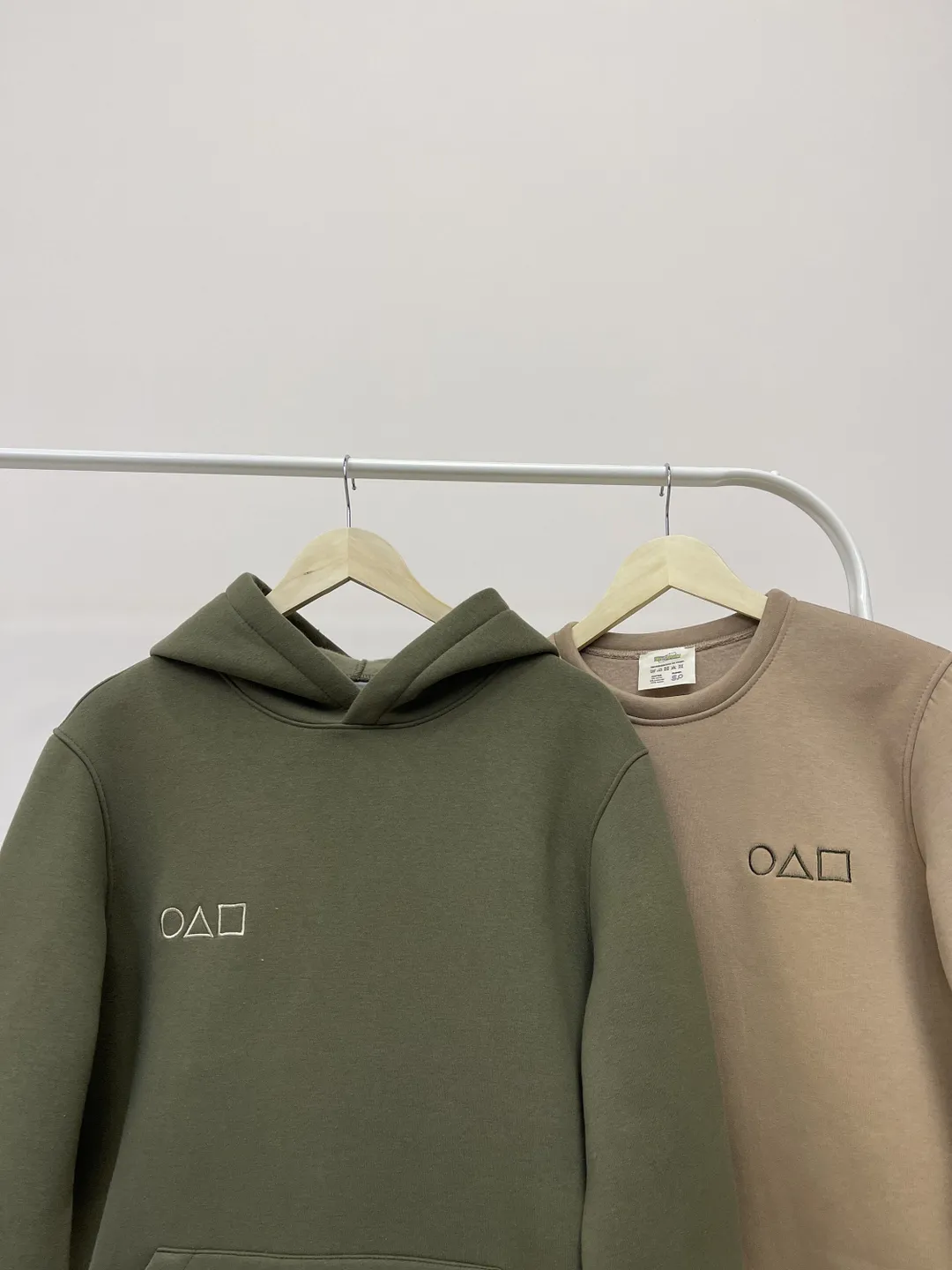 Couple Embroidered Dorama Hoodies Matching Korean Series Crewneck Art Sweatshirts for Movie Fan Gift