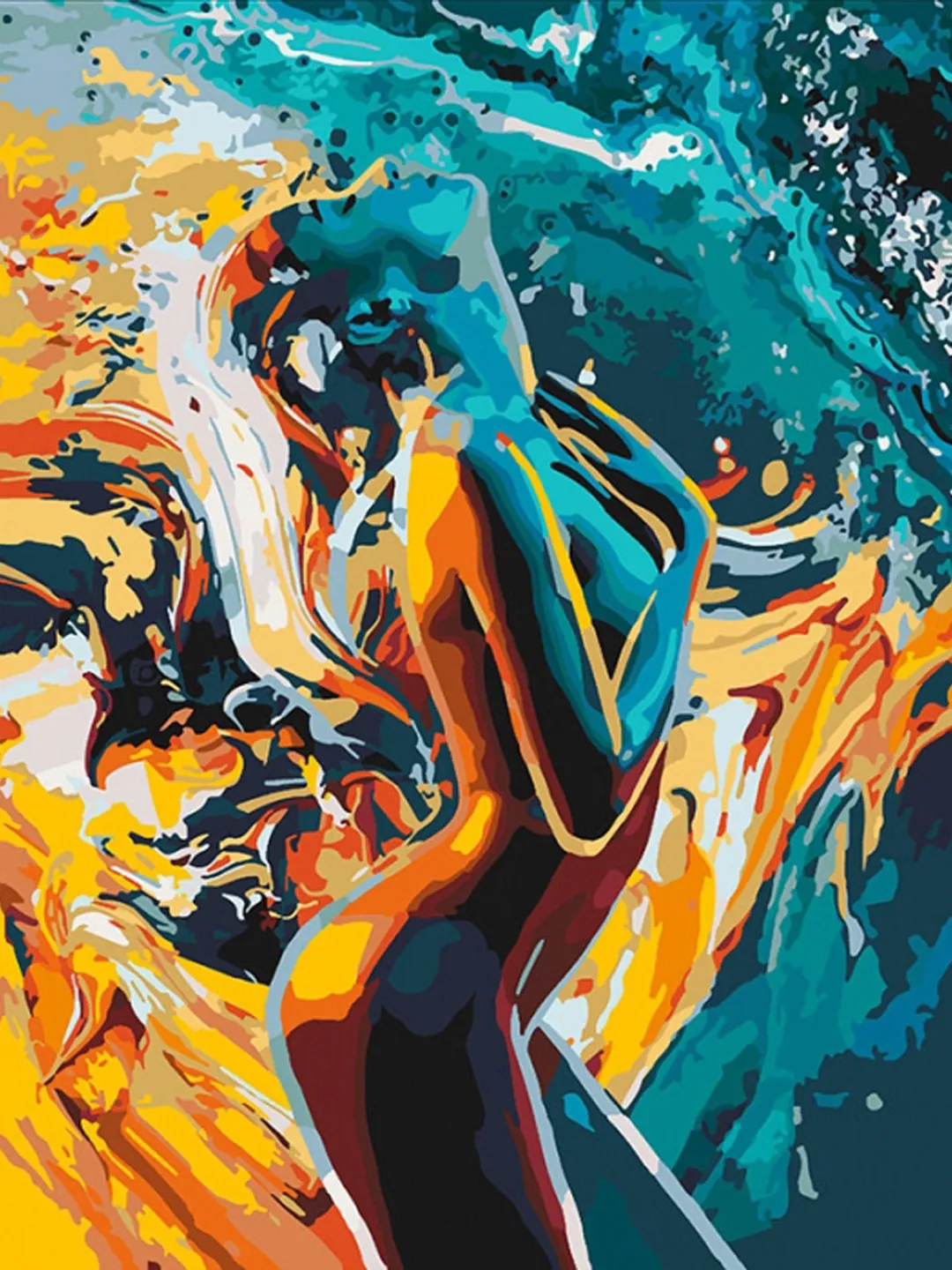 Female body Paint By Numbers Kit Adult, Nude Woman Painting by numbers With Frame On Canvas ❰ Bestseller ❱ ❰ Gift Varnish Acrylic Gloss ❱