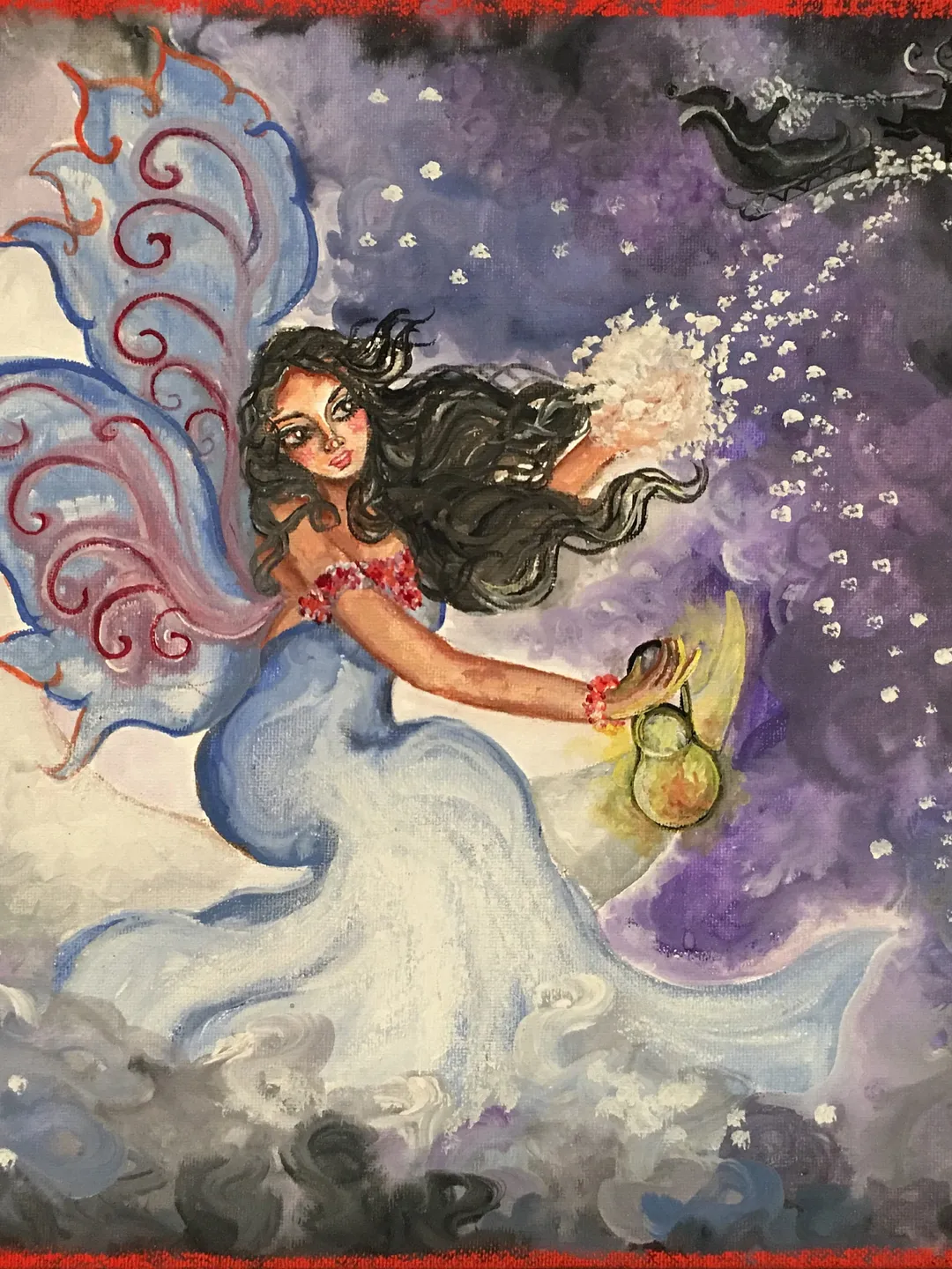 Fine Art Print Holiday Fairy Art