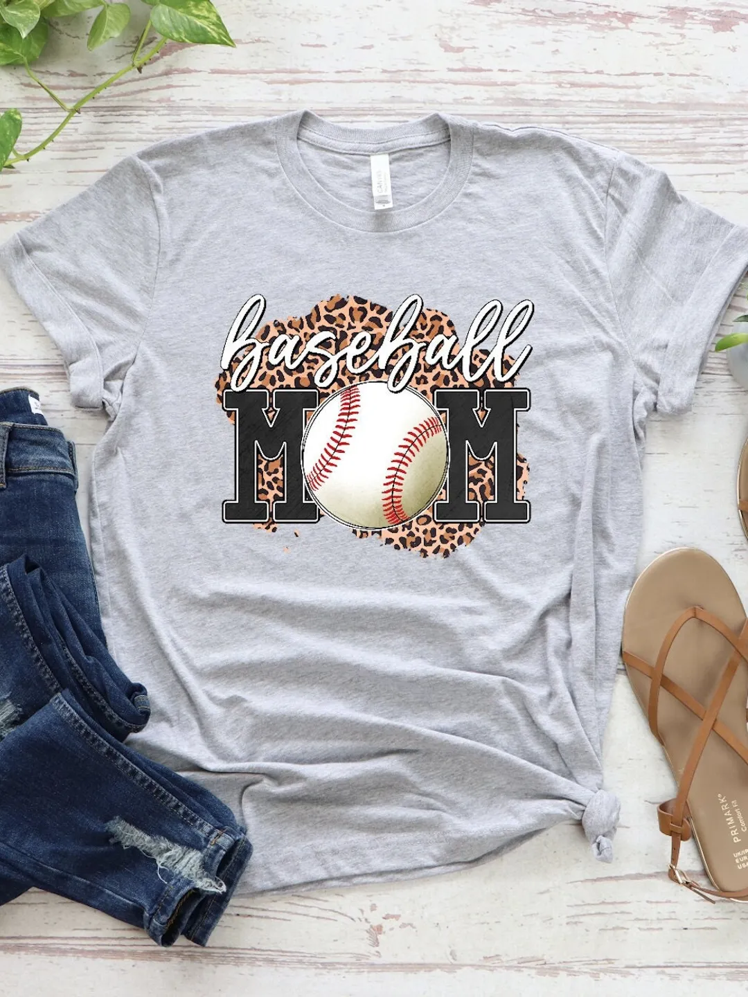 Baseball Mama Shirt: Soft Cotton Blend - Unisex and Women's Sizes