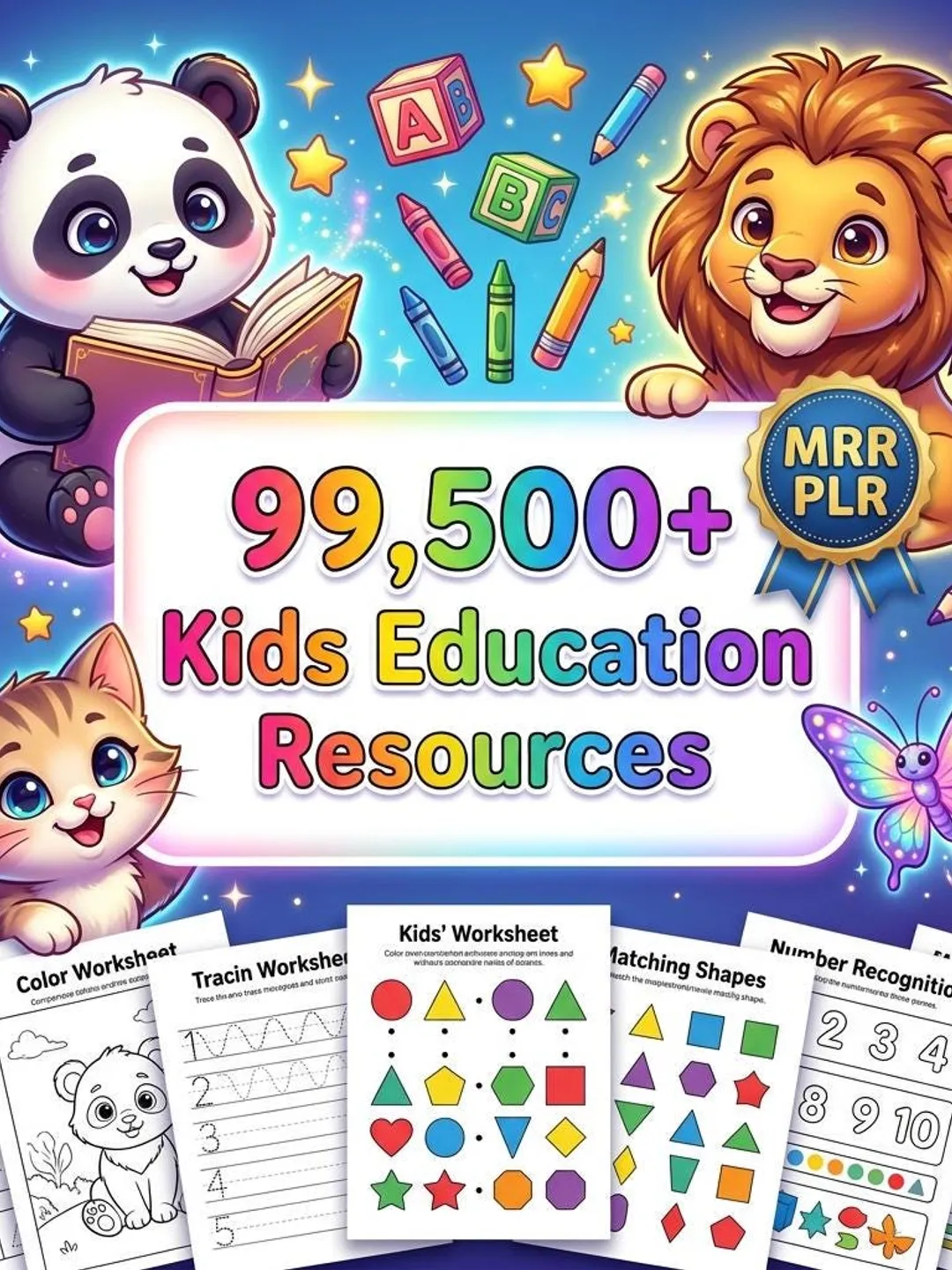 Kids Worksheets Bundle 22,000+ Printables | Preschool & Elementary ...