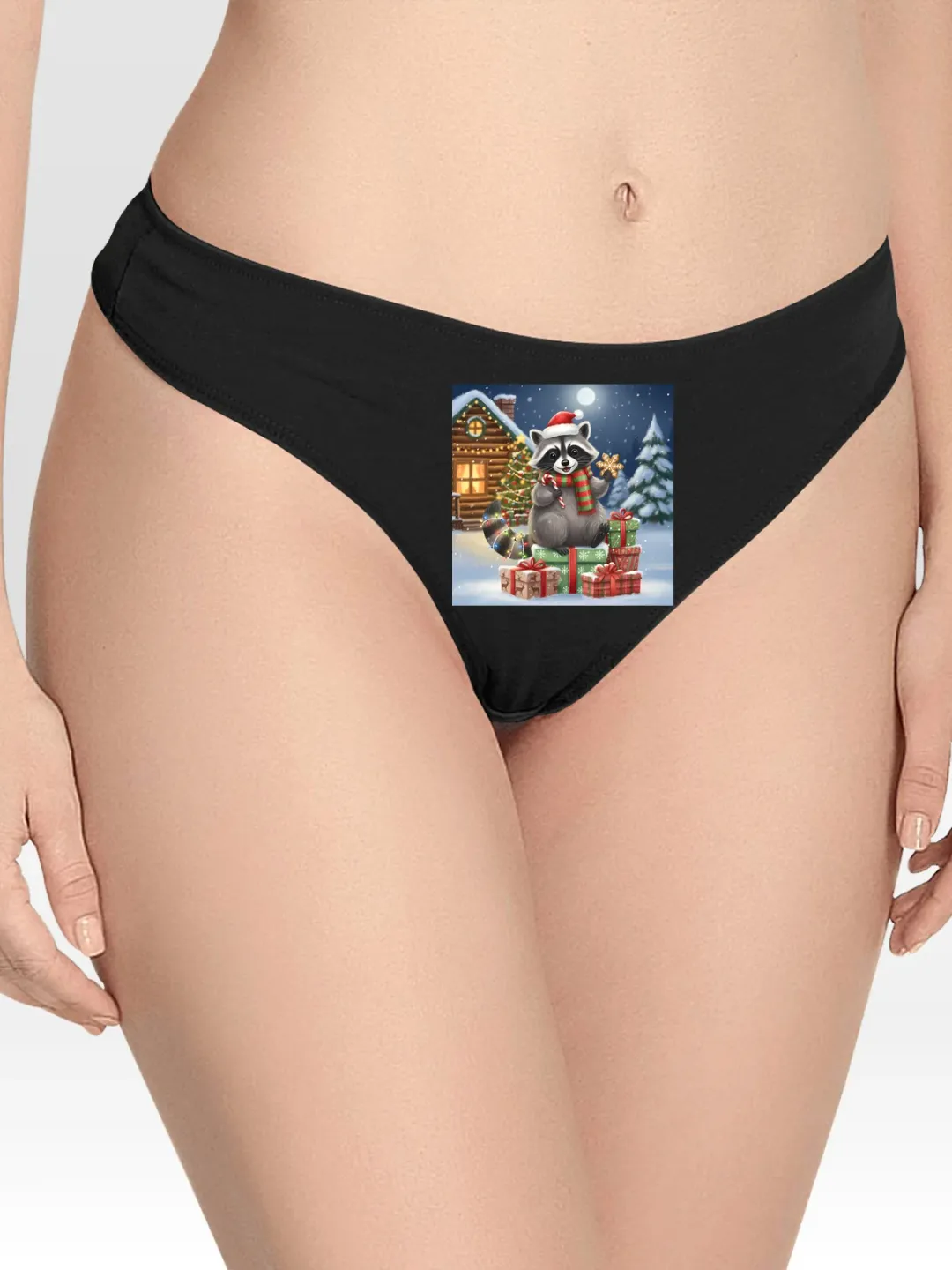 New Year's Raccoon 2026 Lingerie Thong