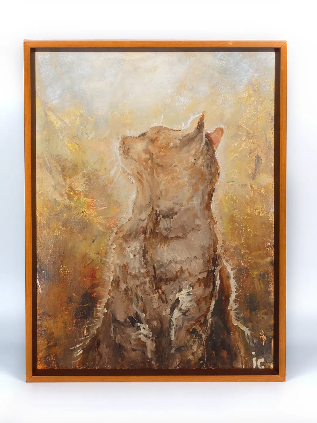Cat Oil Painting Original Canvas Cat Portrait Pet Portrait Art Gift ...