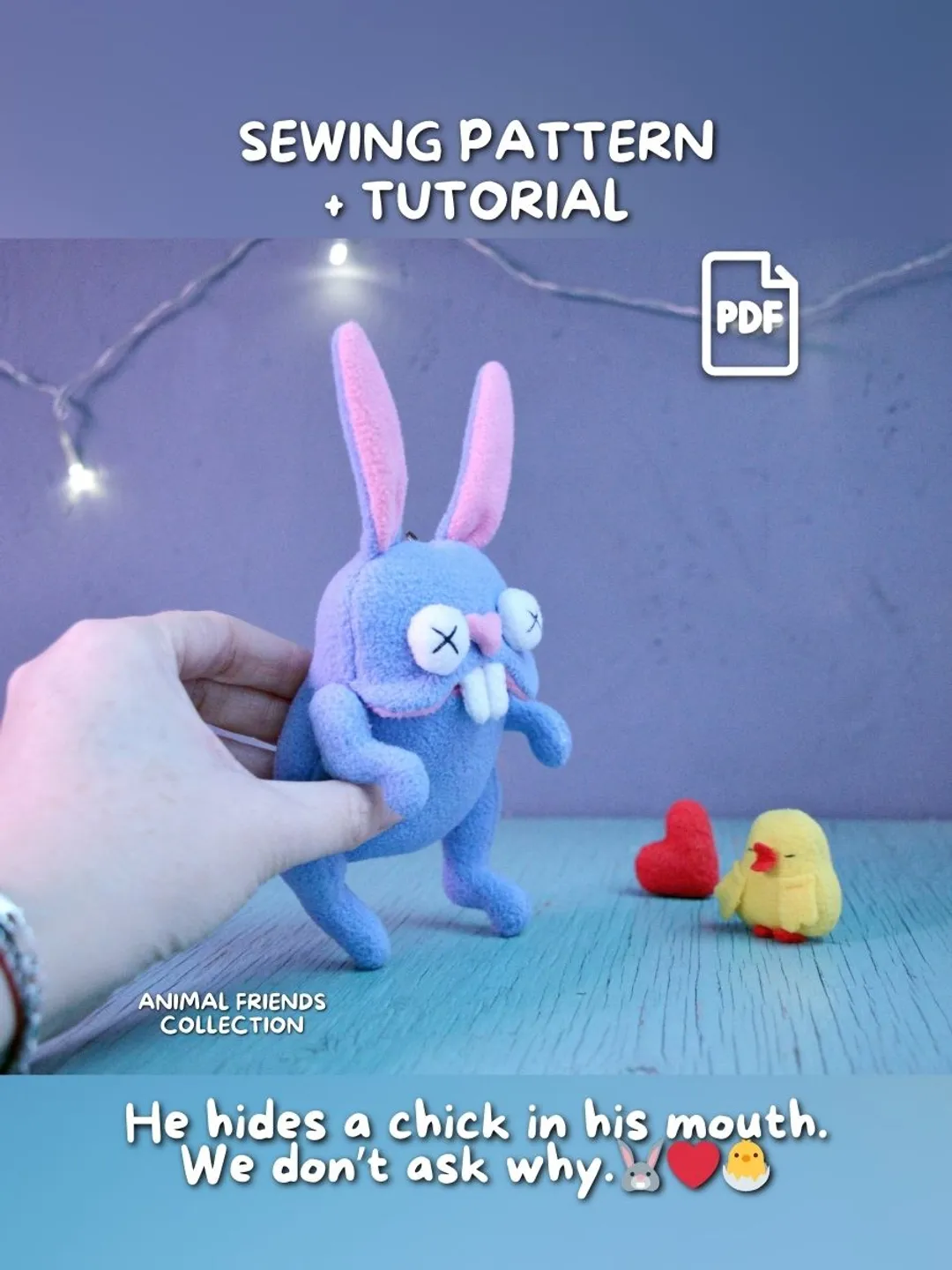 Plush Pattern Tutorial PDF Plush Lemon Pattern – Fleece Softie Toy Tutorial