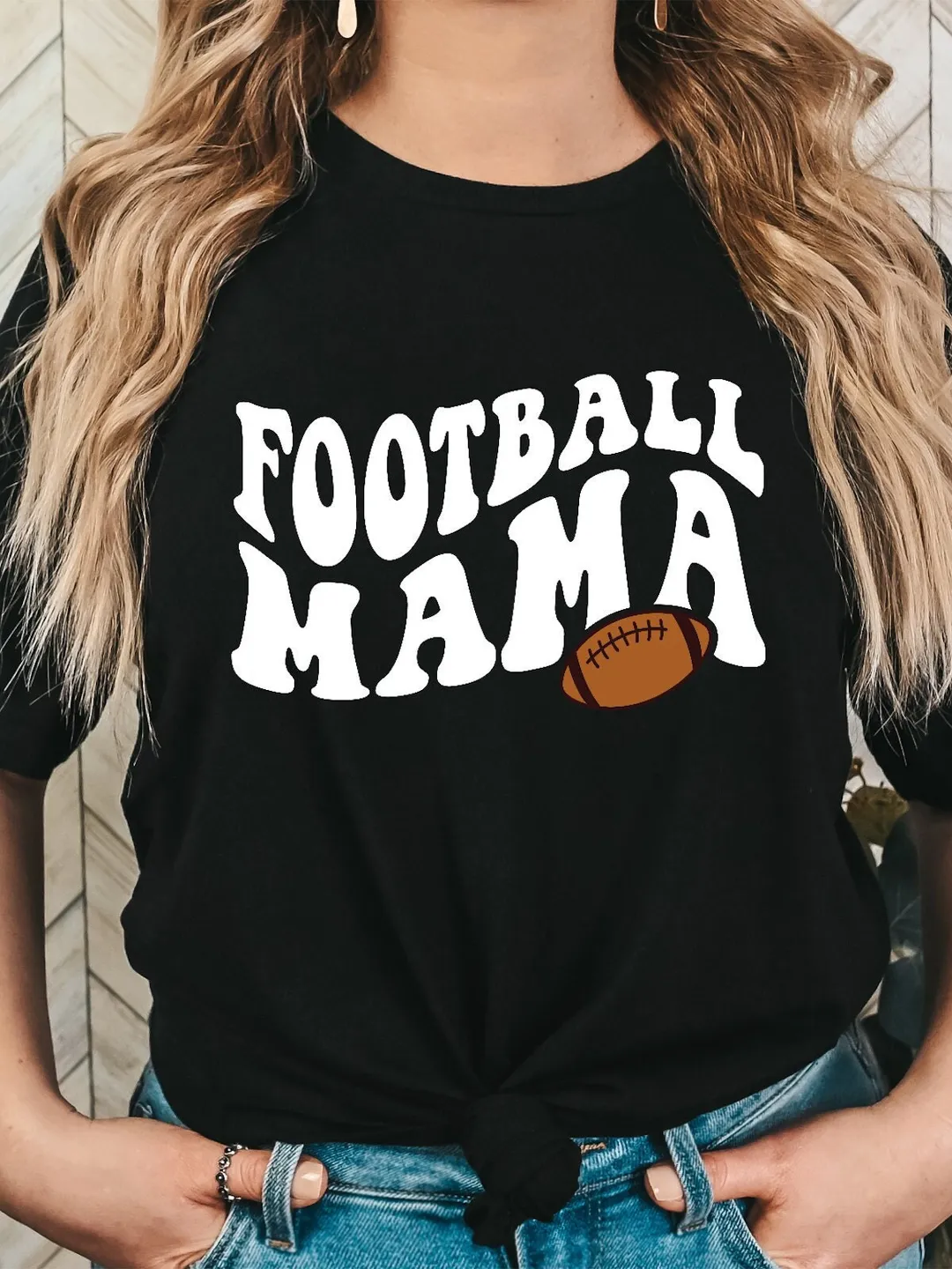 Game Day Shirt, Football Shirt, Football Mom Shirt, Football Vibes, Unique gift for her, Women's Vintage GameDay Shirt, Cheer mom